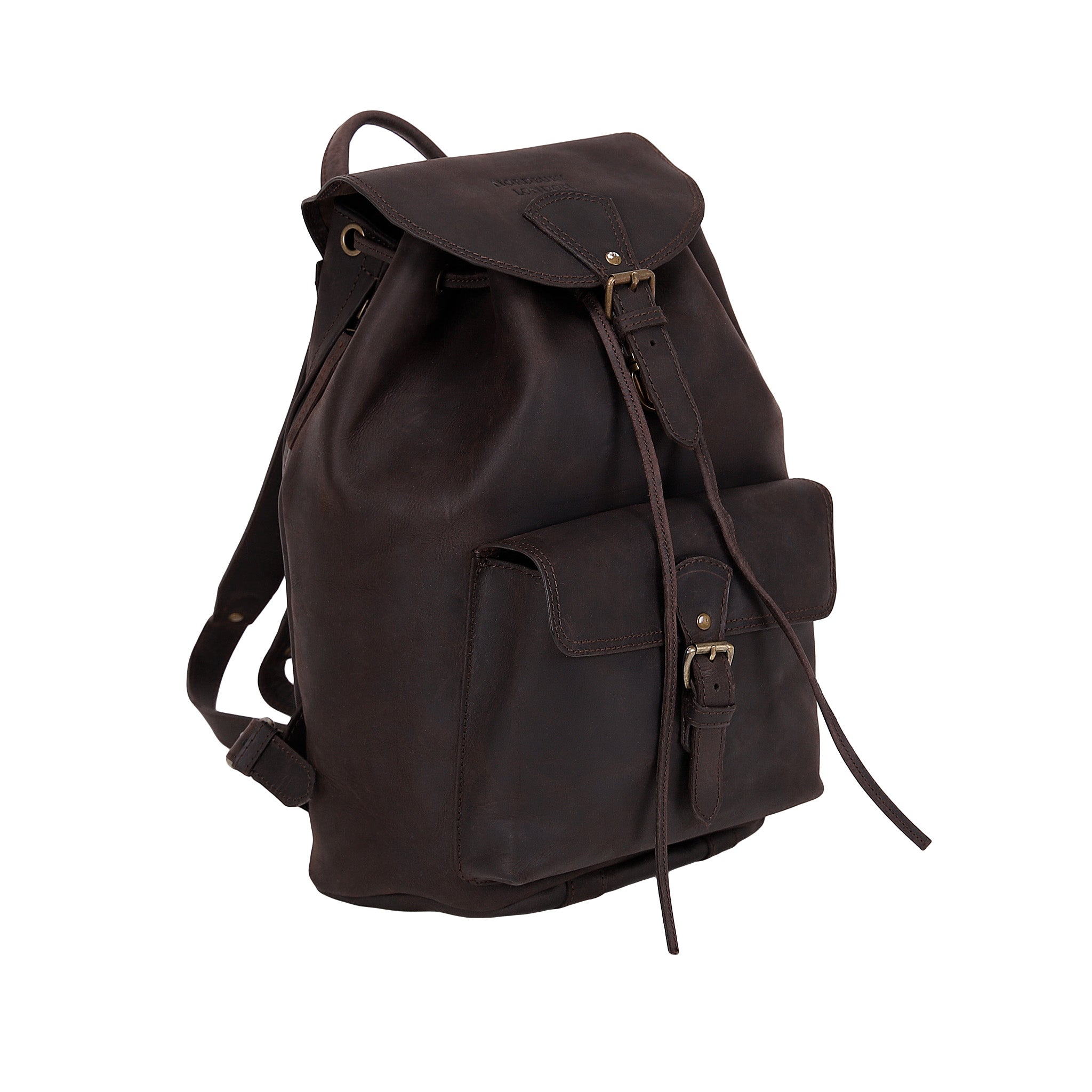 Leather Backpack 2212 - Chocolate Brown