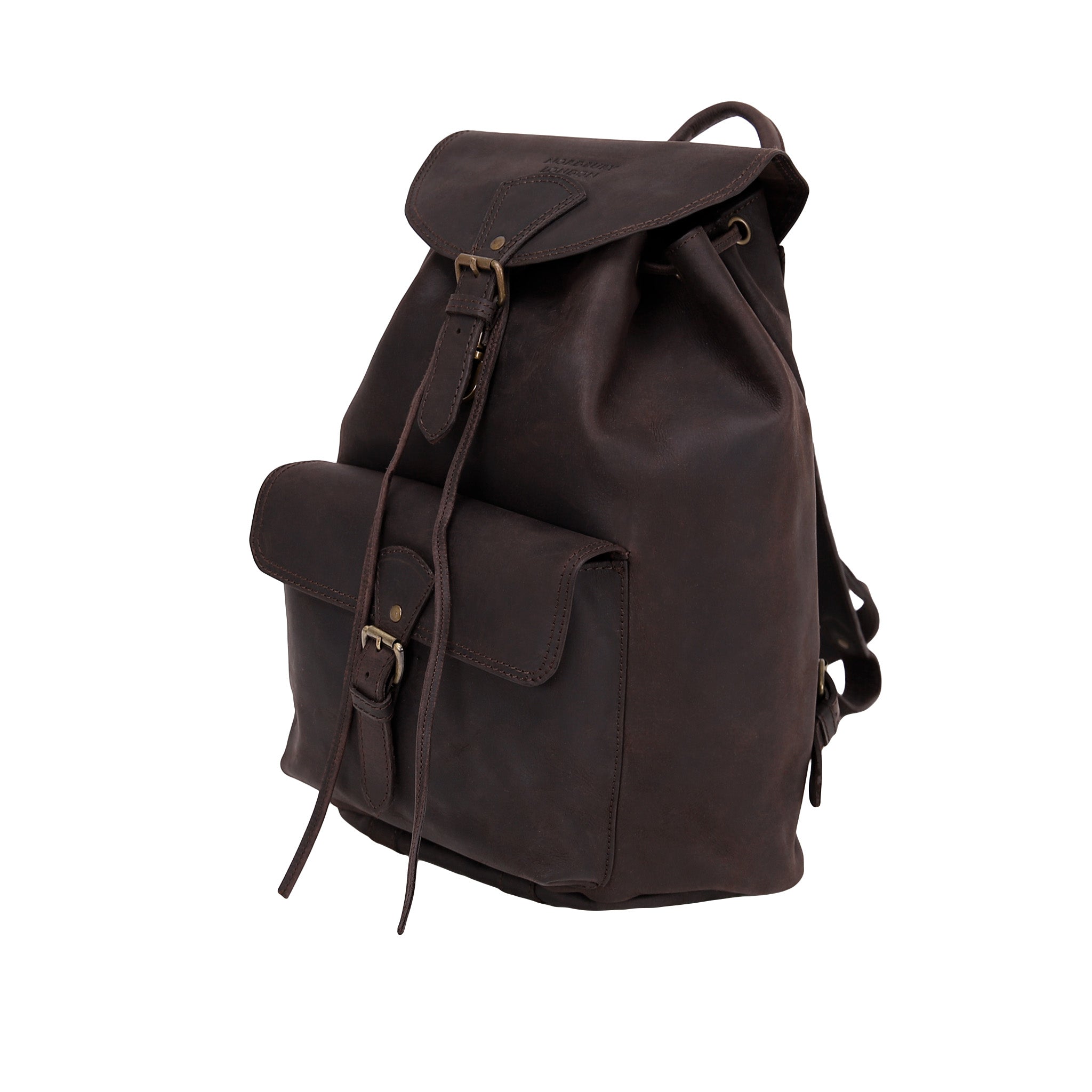 Leather Backpack 2212 - Chocolate Brown