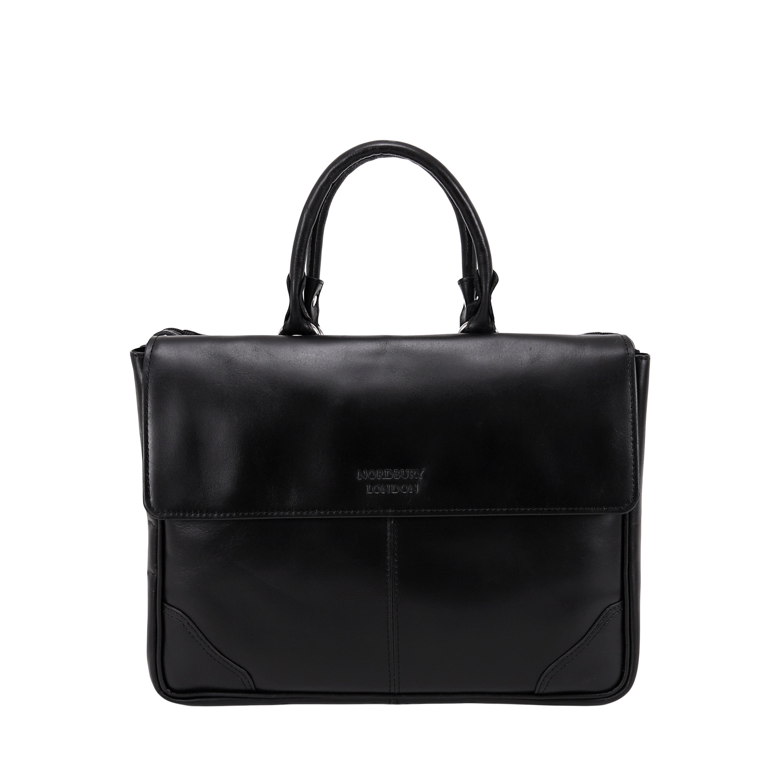 Leather Business Bag 0211 - Black