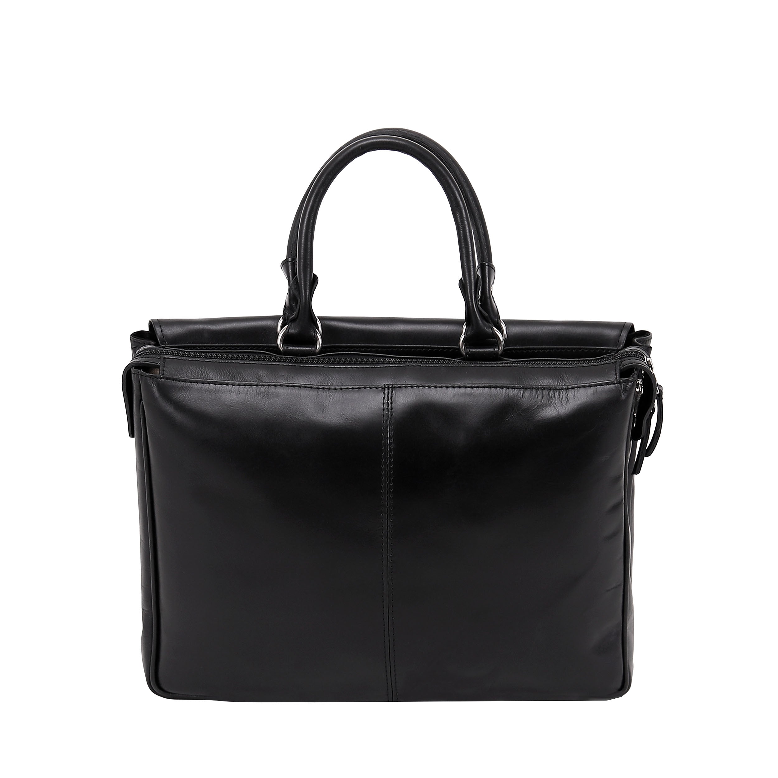 Leather Business Bag 0211 - Black