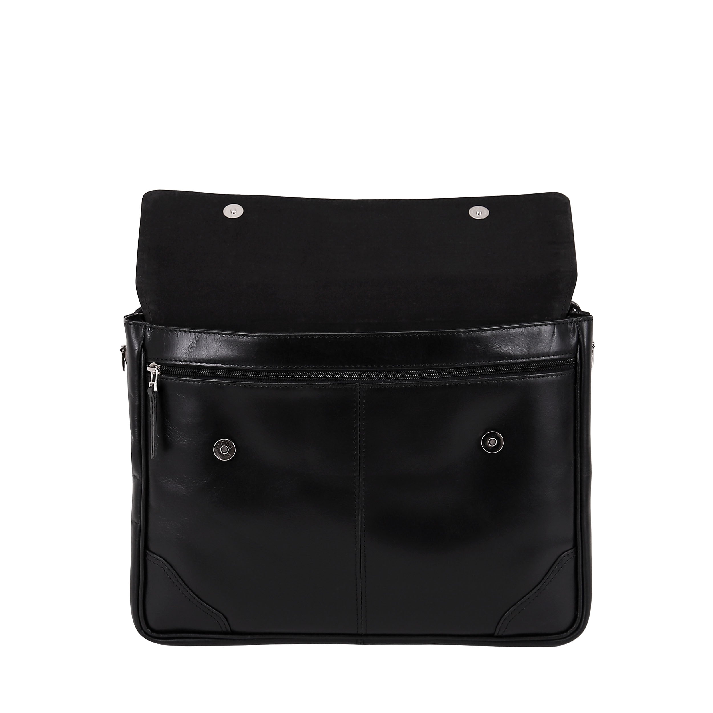 Leather Business Bag 0211 - Black