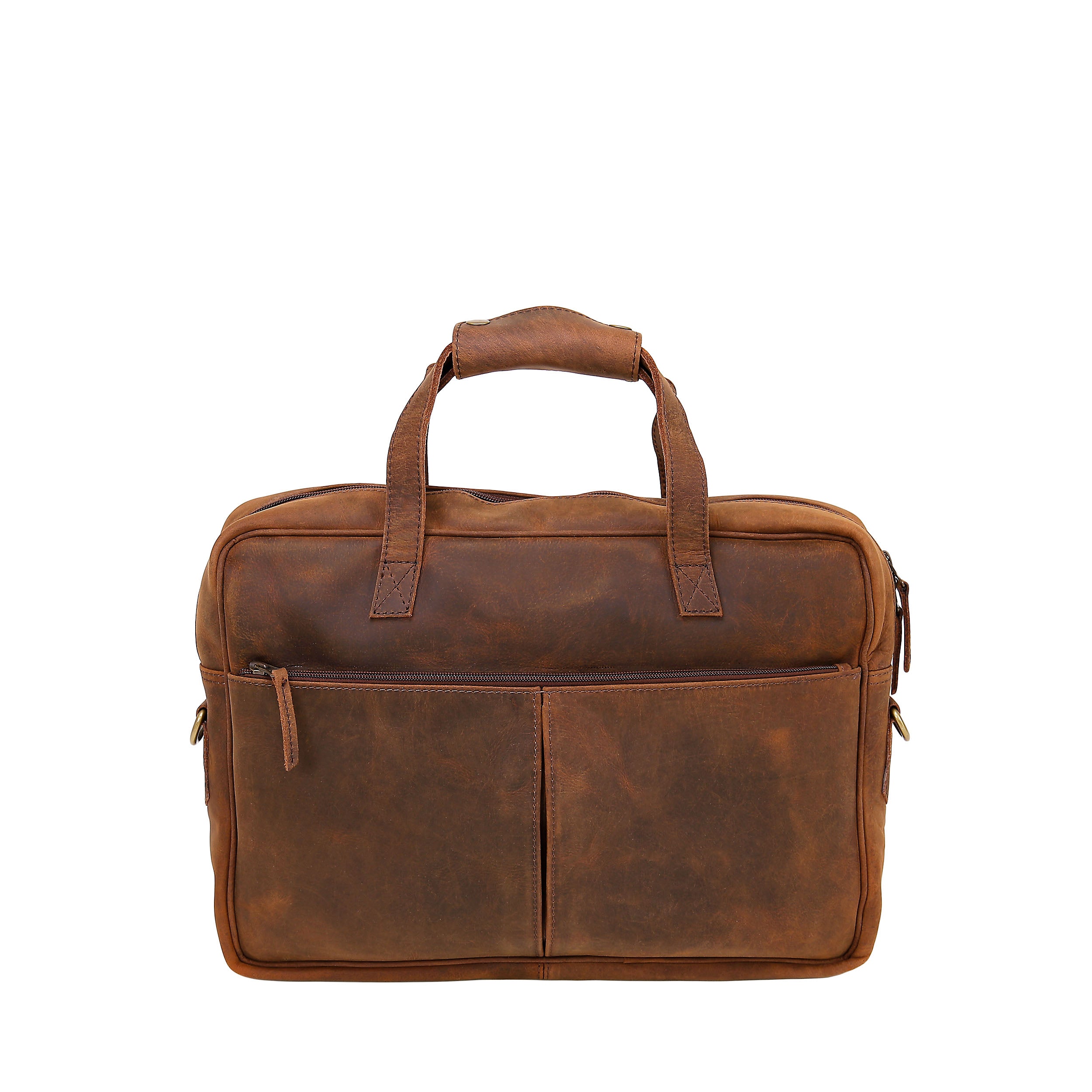 Leather Business Bag 2211 - Chestnut