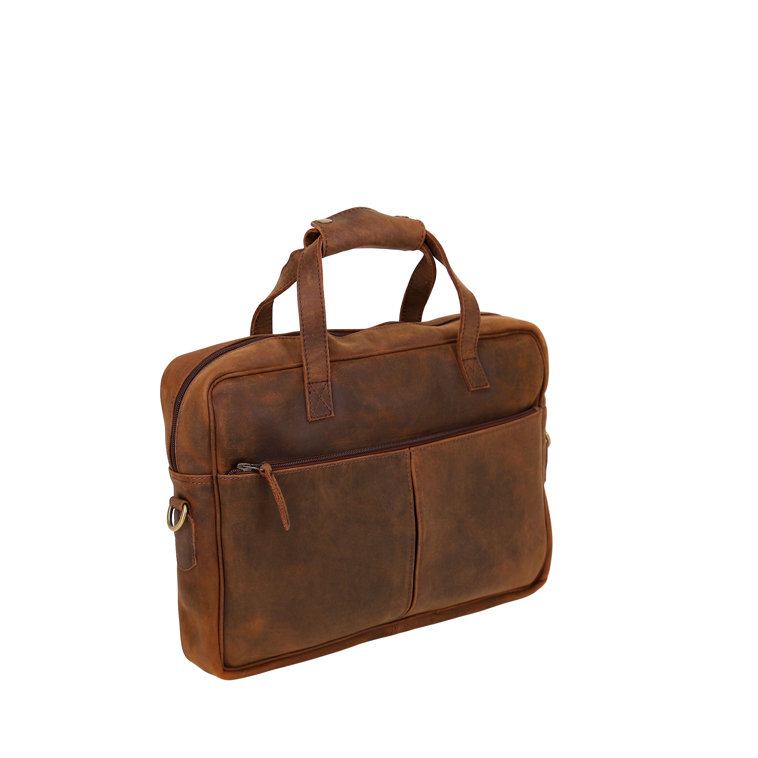 Leather Business Bag 2211 - Chestnut