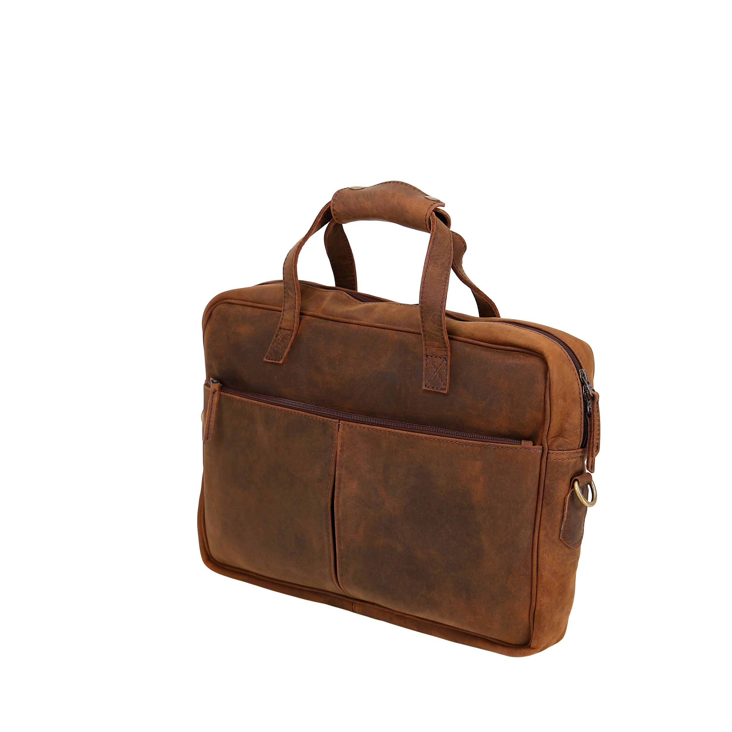 Leather Business Bag 2211 - Chestnut