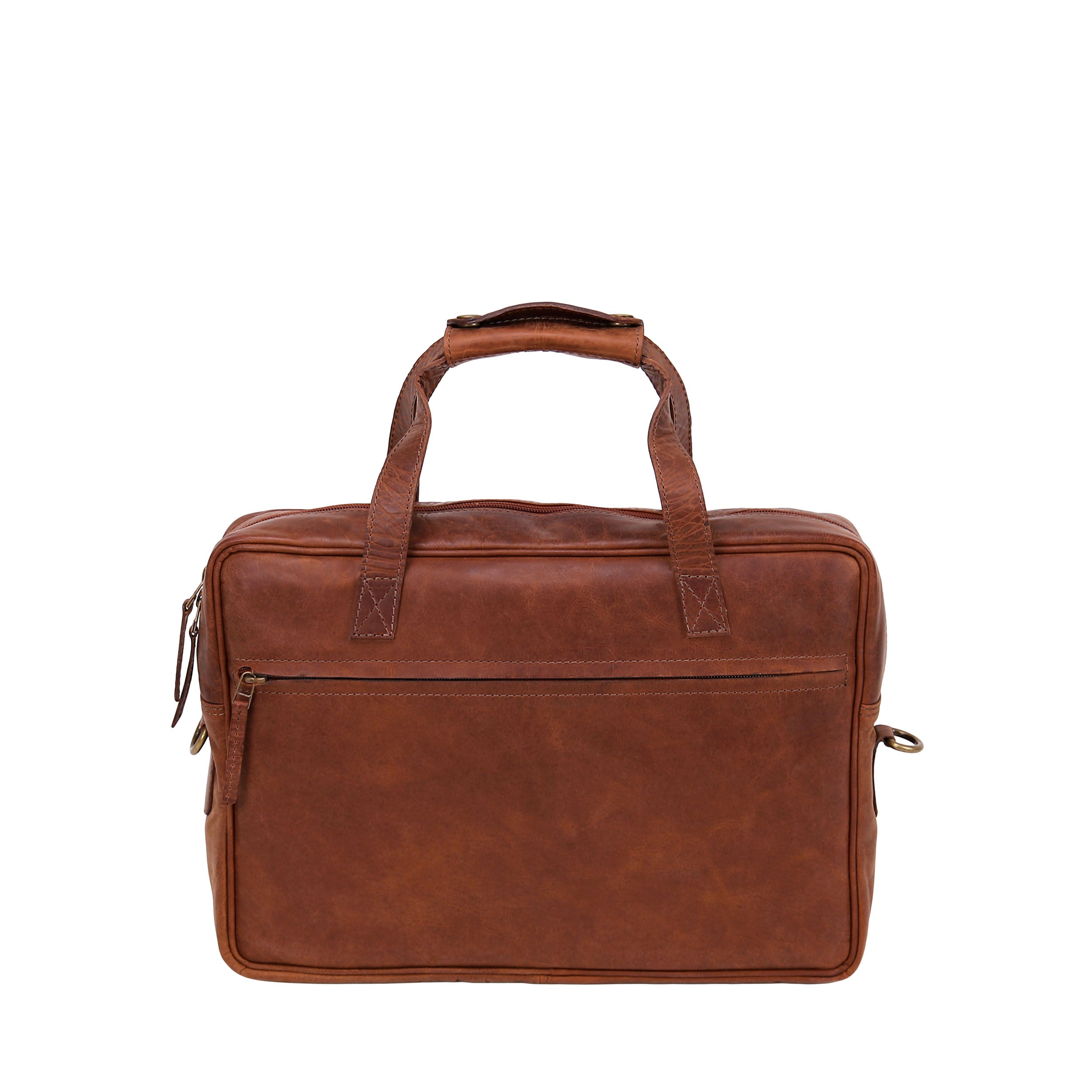 Leather Business Bag 2211 - Tan