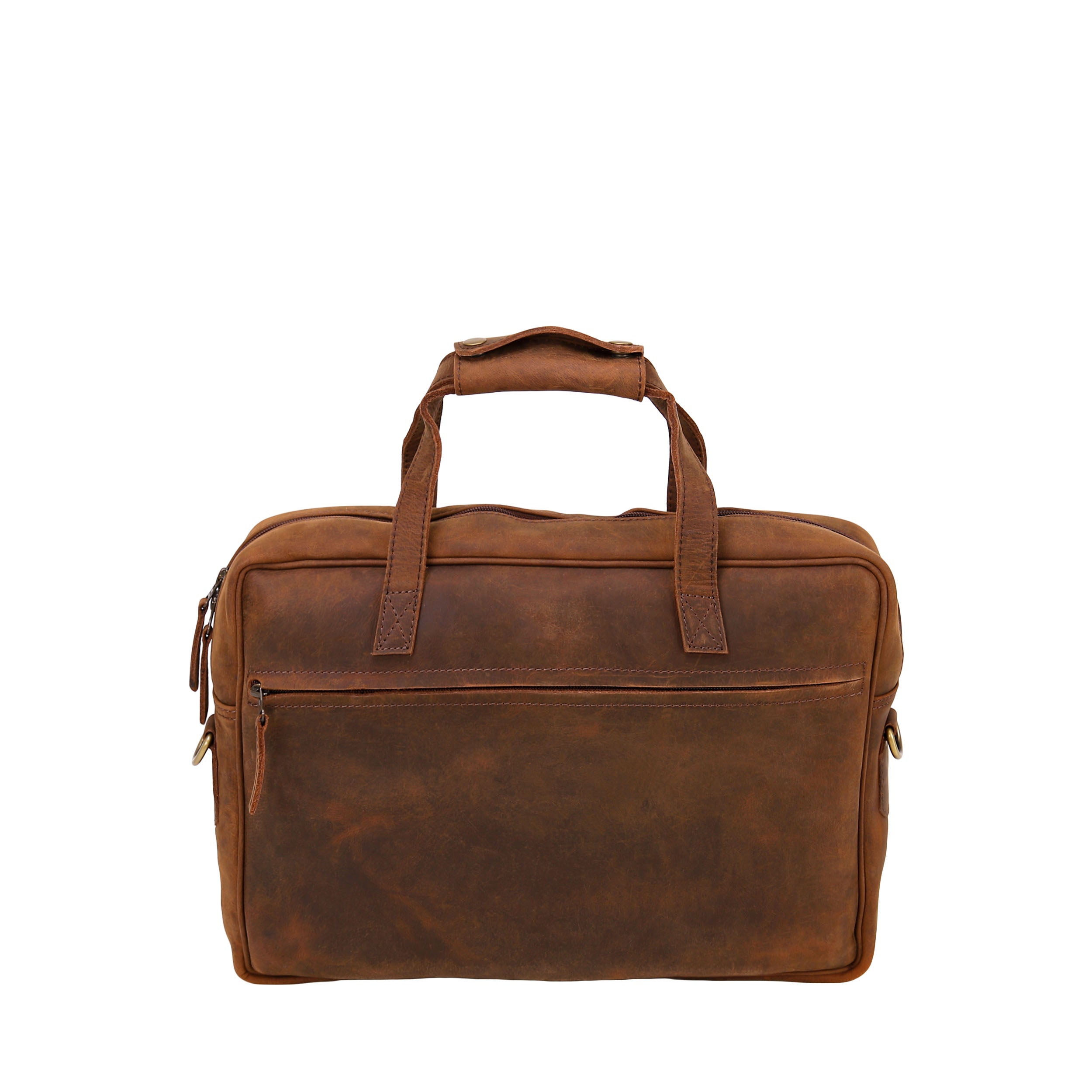 Leather Business Bag 2211 - Chestnut