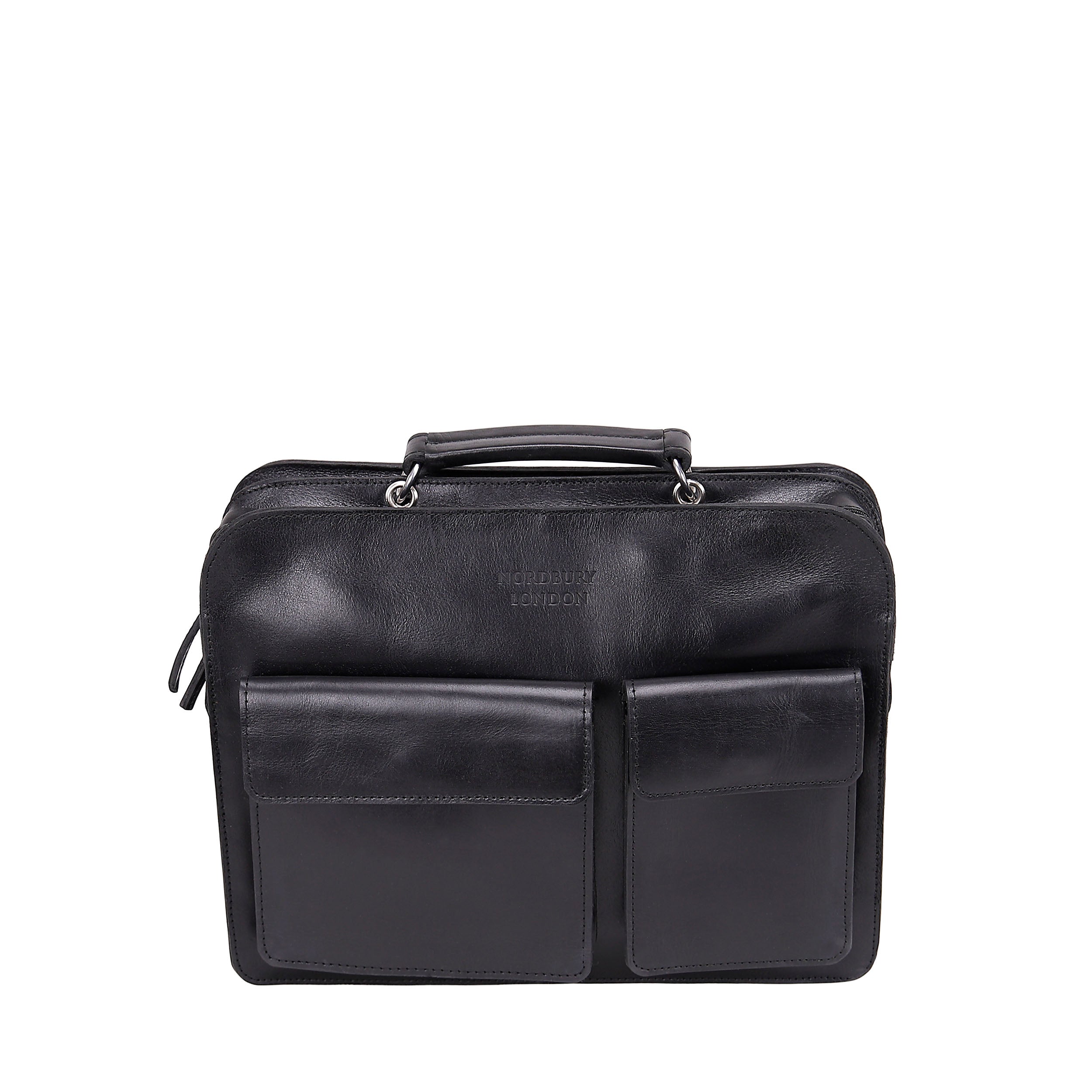 Leather Business Bag 2241 - Black