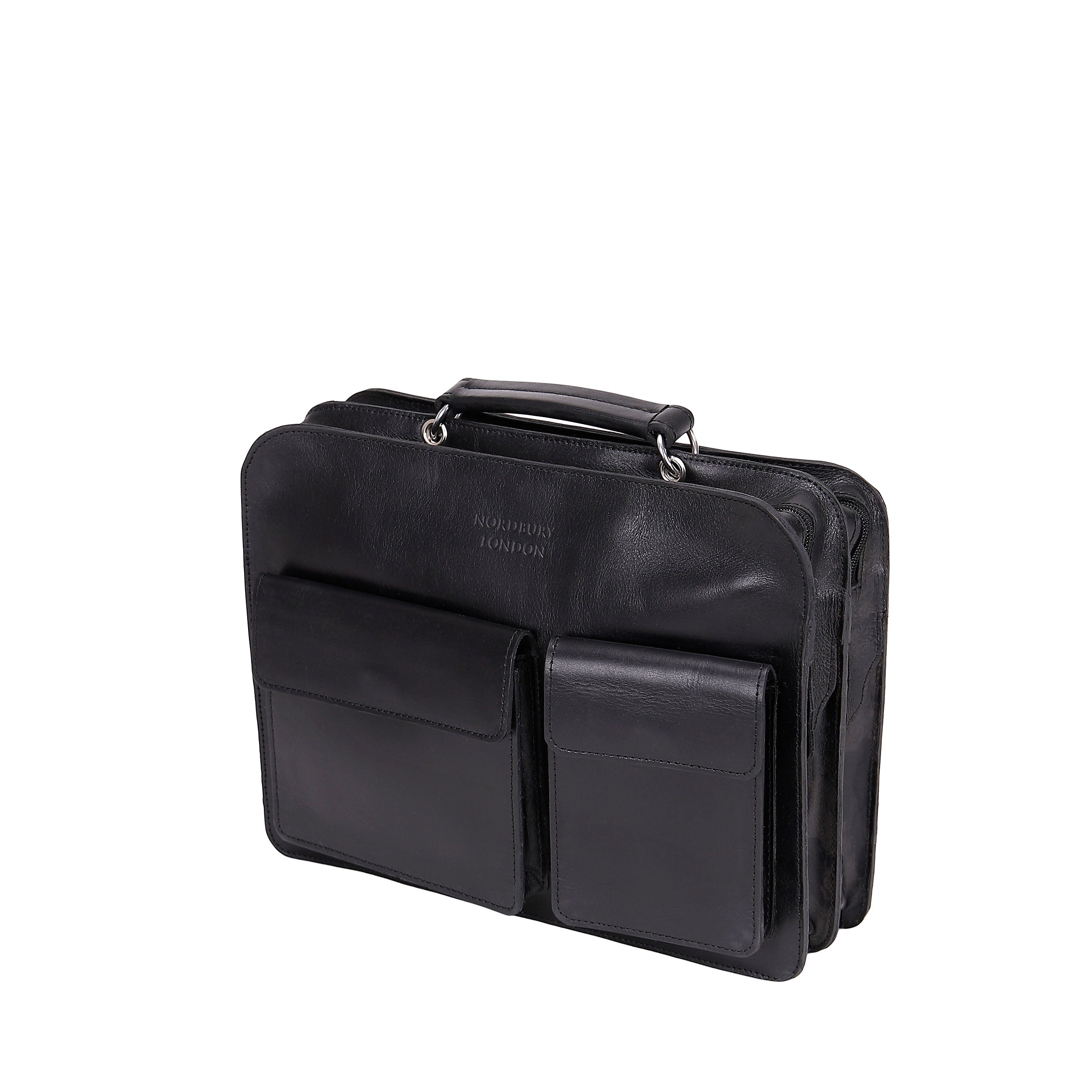 Leather Business Bag 2241 - Black