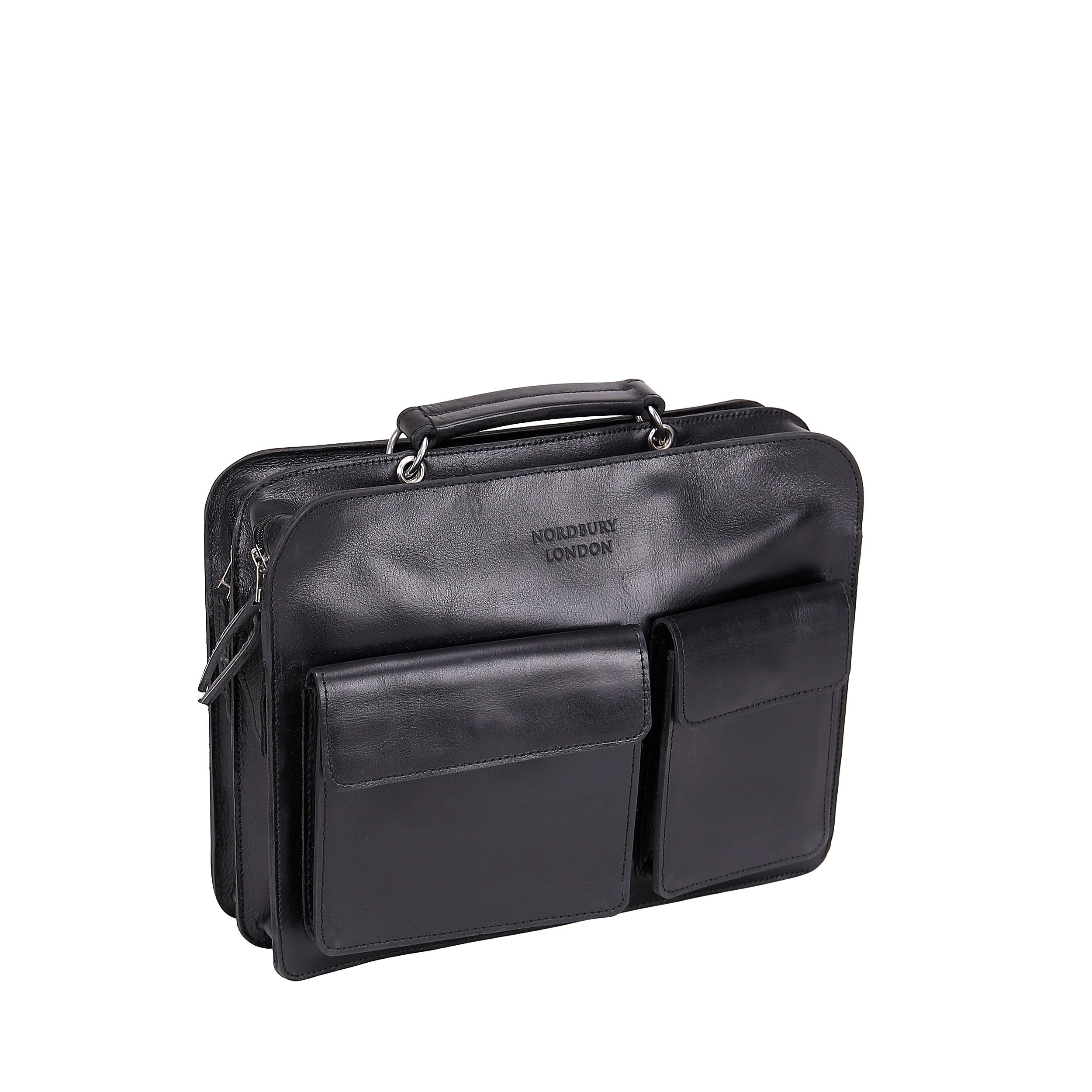 Leather Business Bag 2241 - Black