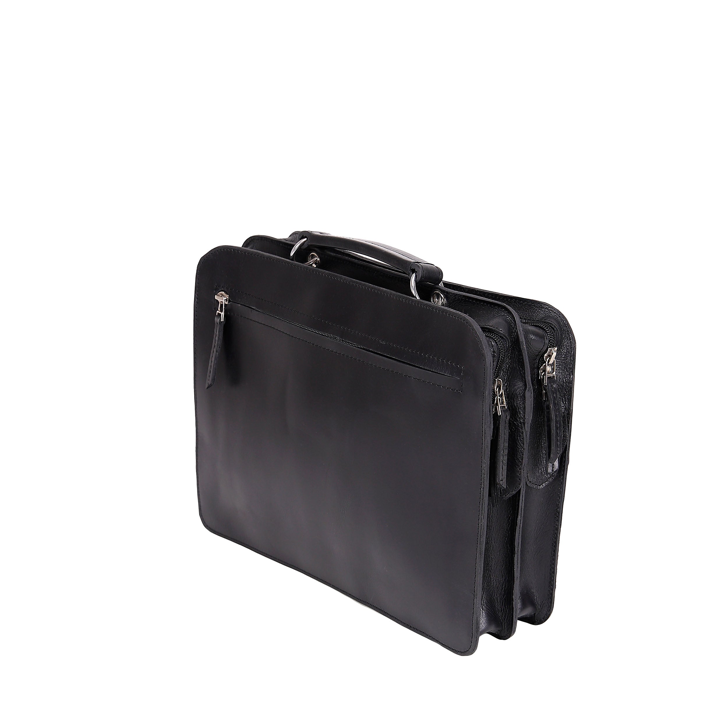 Leather Business Bag 2241 - Black