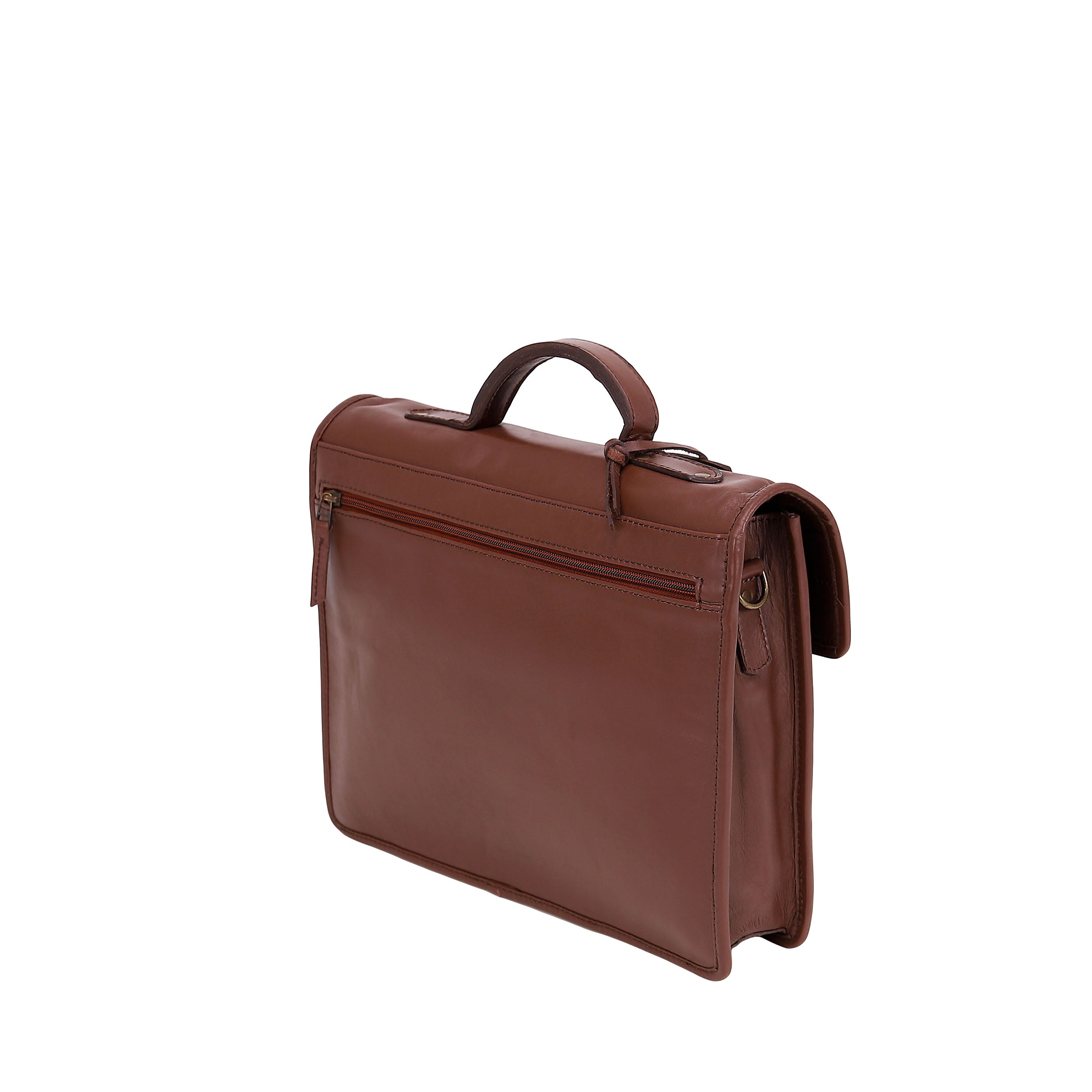 Leather Business Bag 2242 - Brown