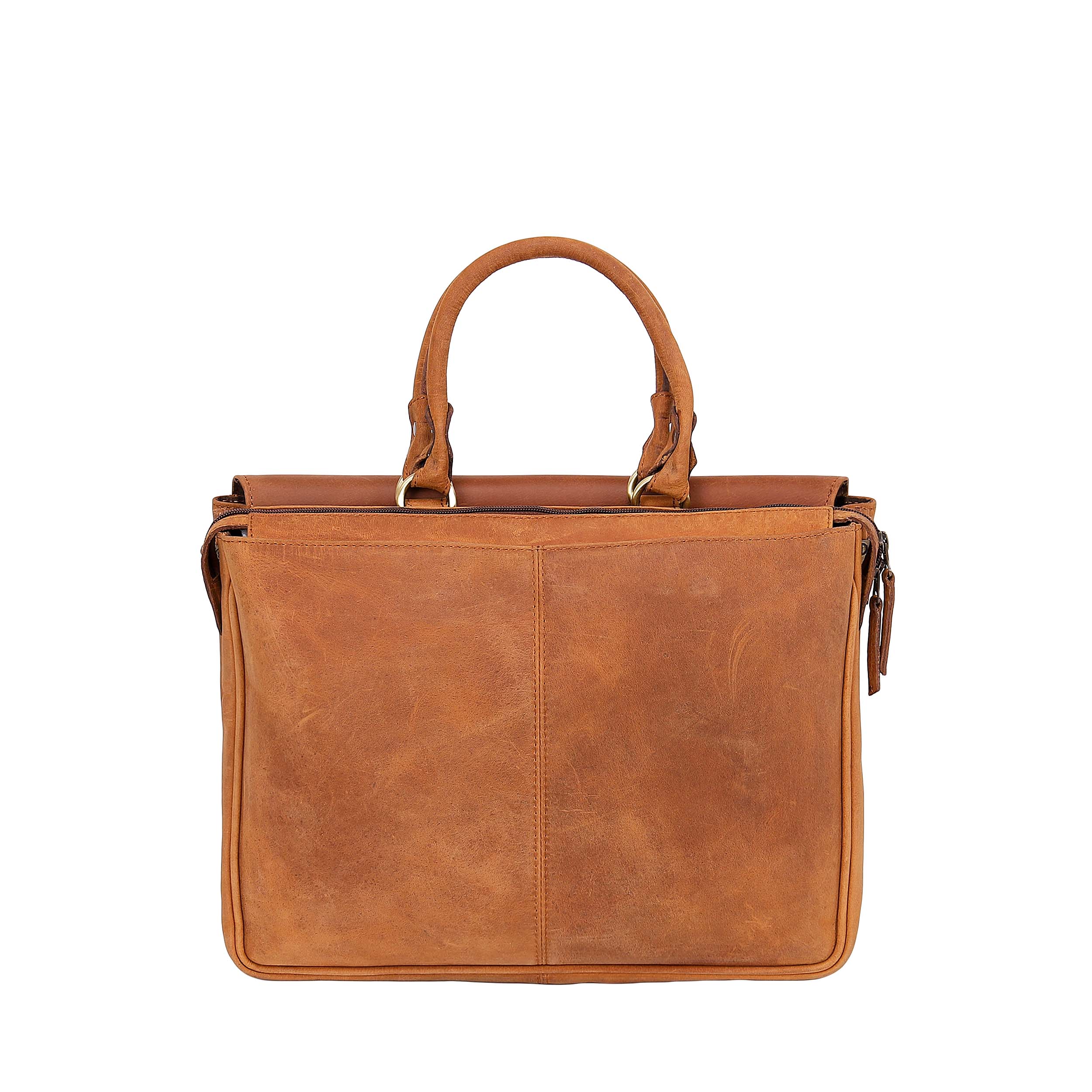 Leather Business Bag 0211 - Brown