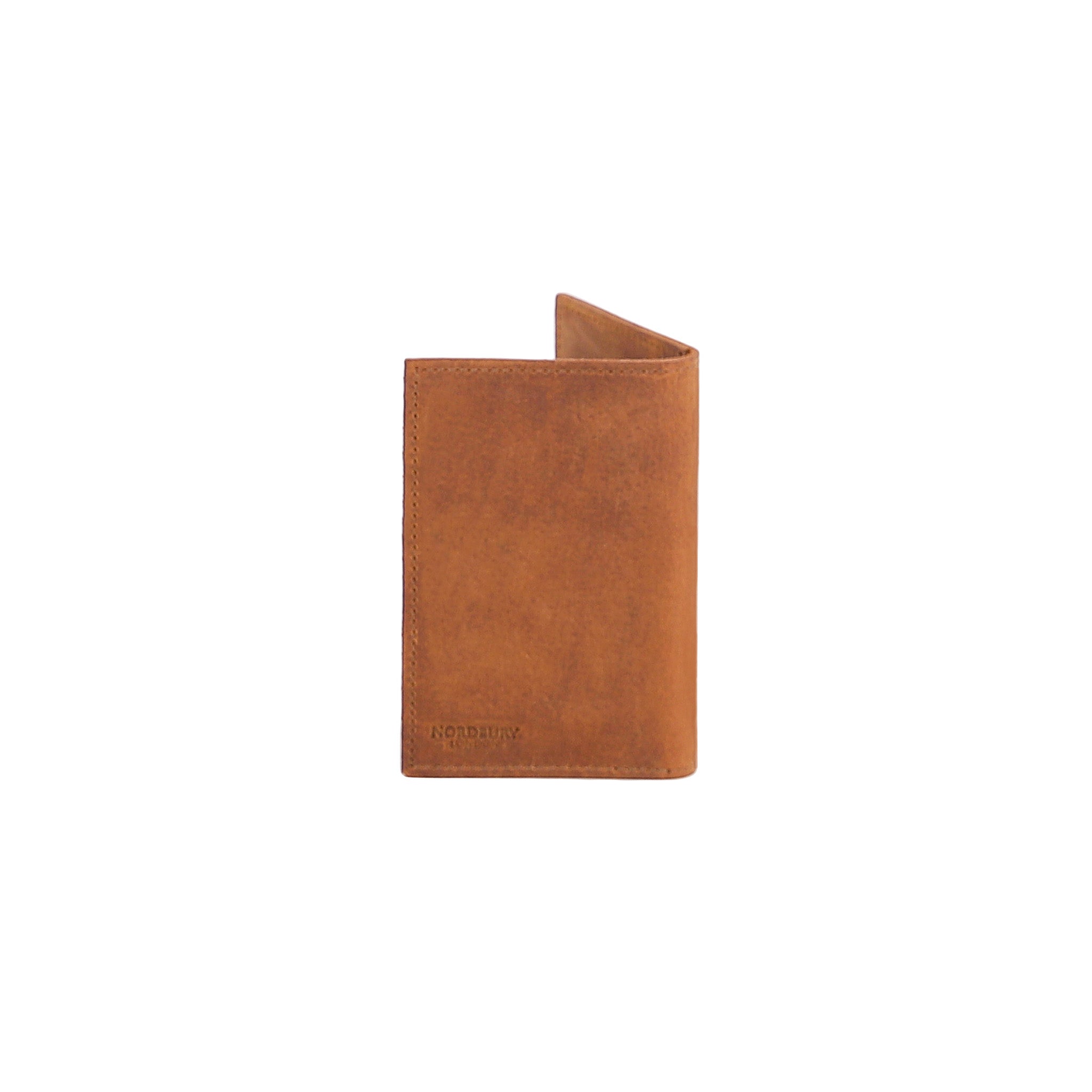 Leather Card Holder - Light Brown