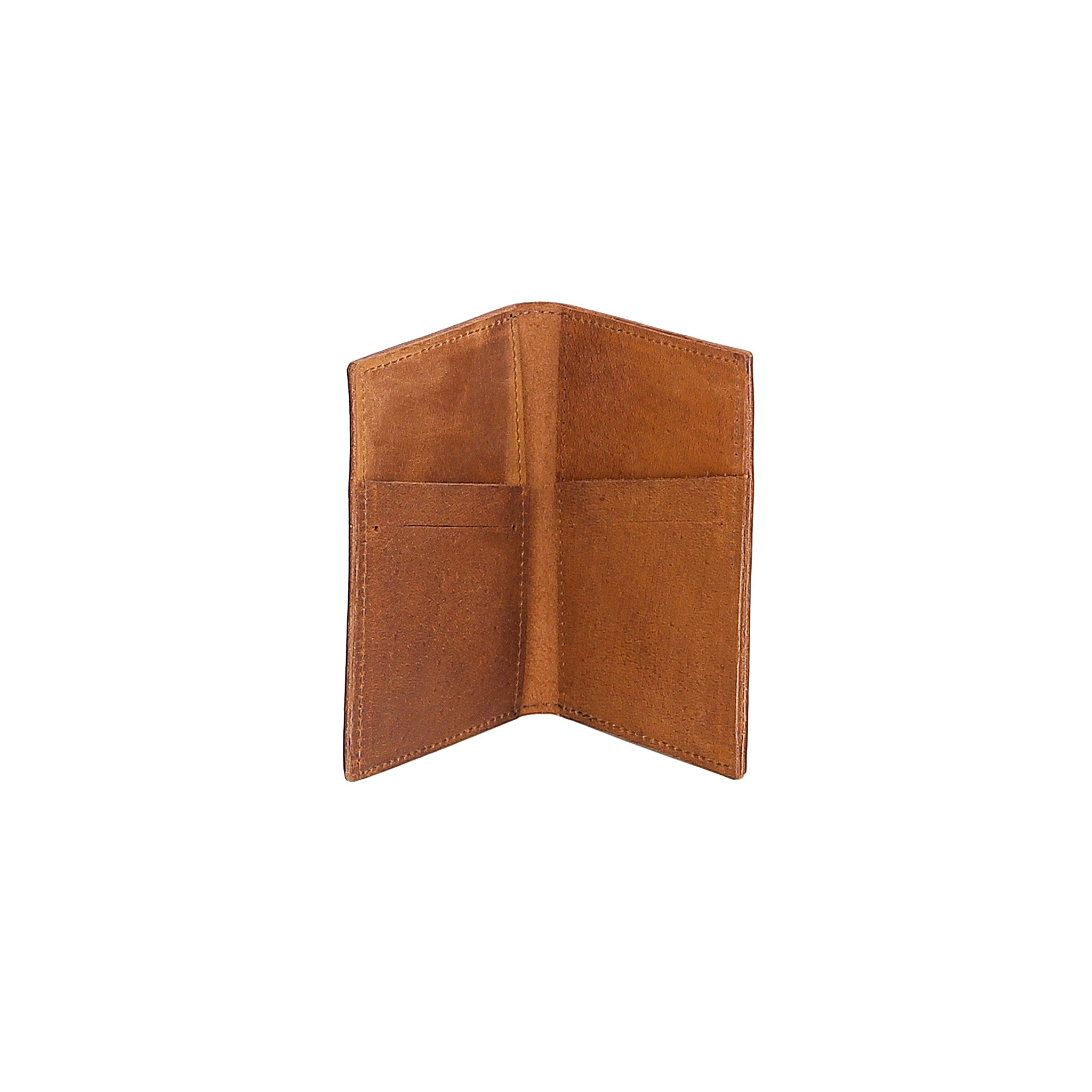 Leather Card Holder - Light Brown