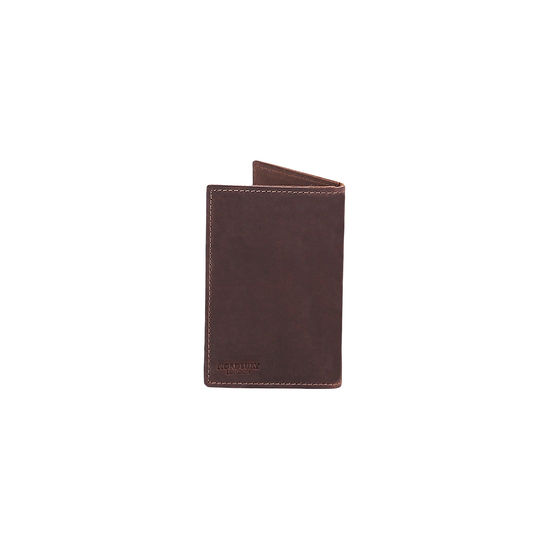 Leather Card Holder - Dark Brown