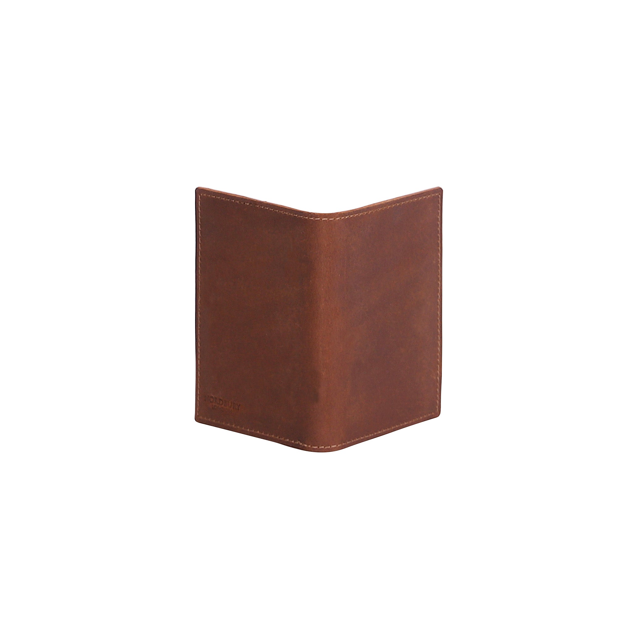 Leather Card Holder - Medium Brown