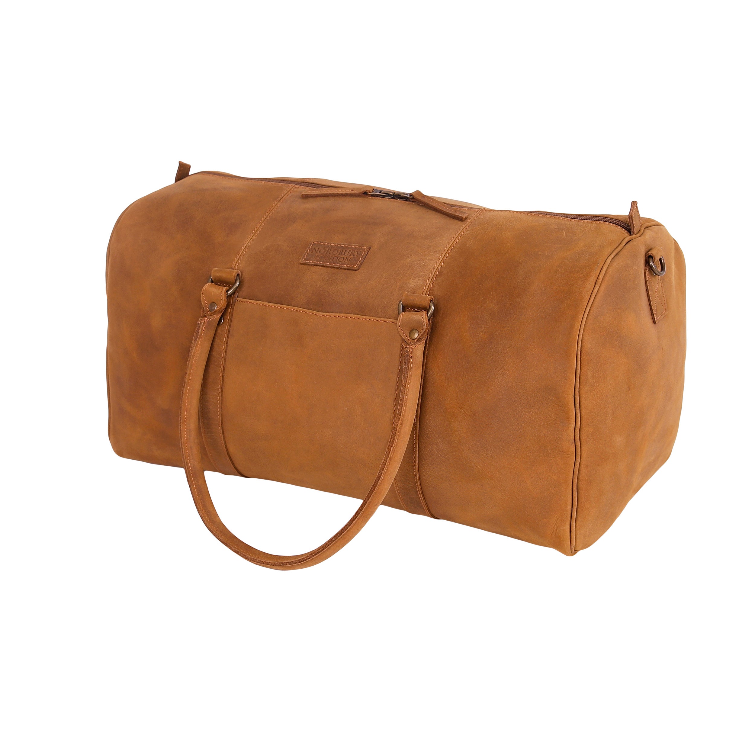 Leather Holdalls Bag 2220 - Brown