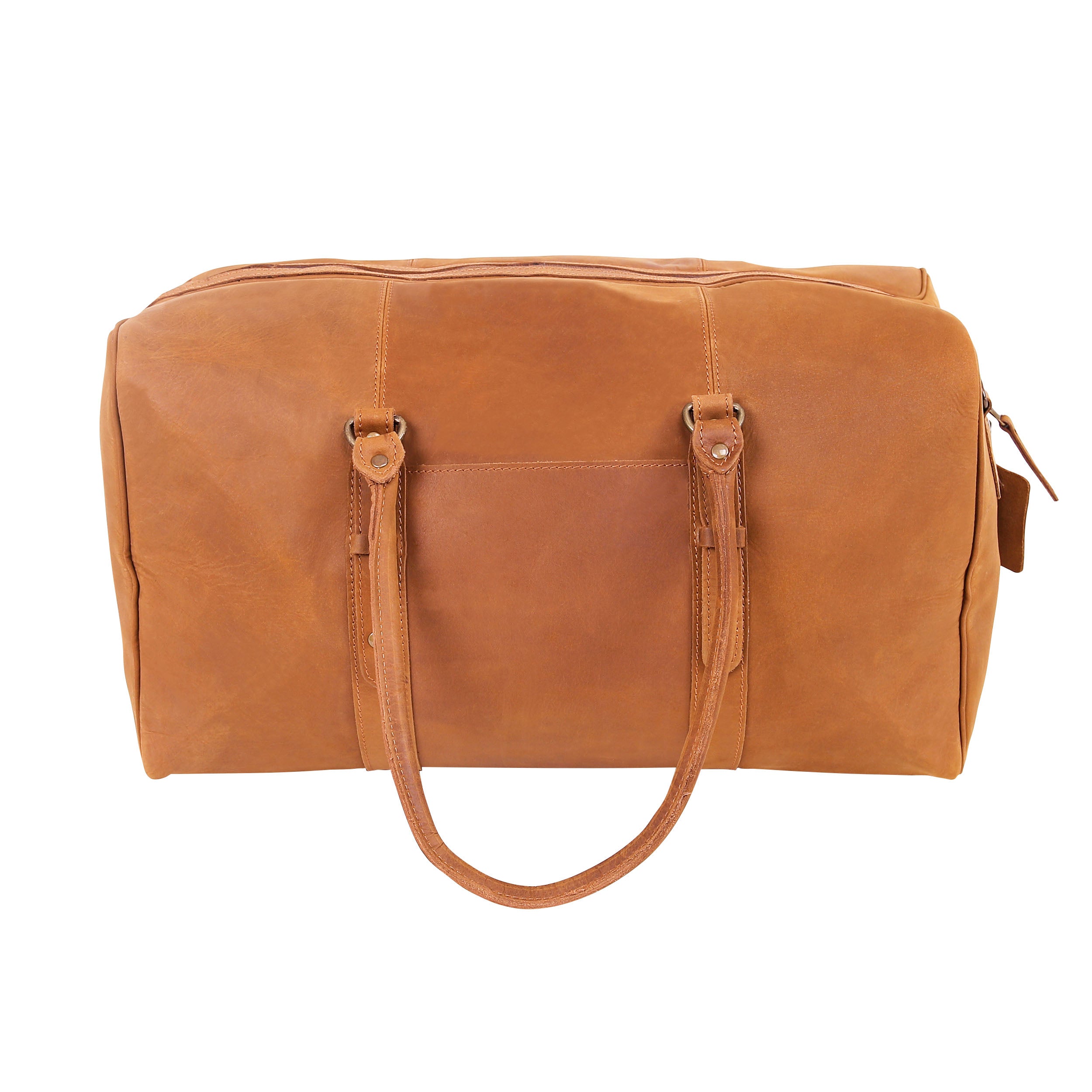 Leather Holdalls Bag 3330 - Brown