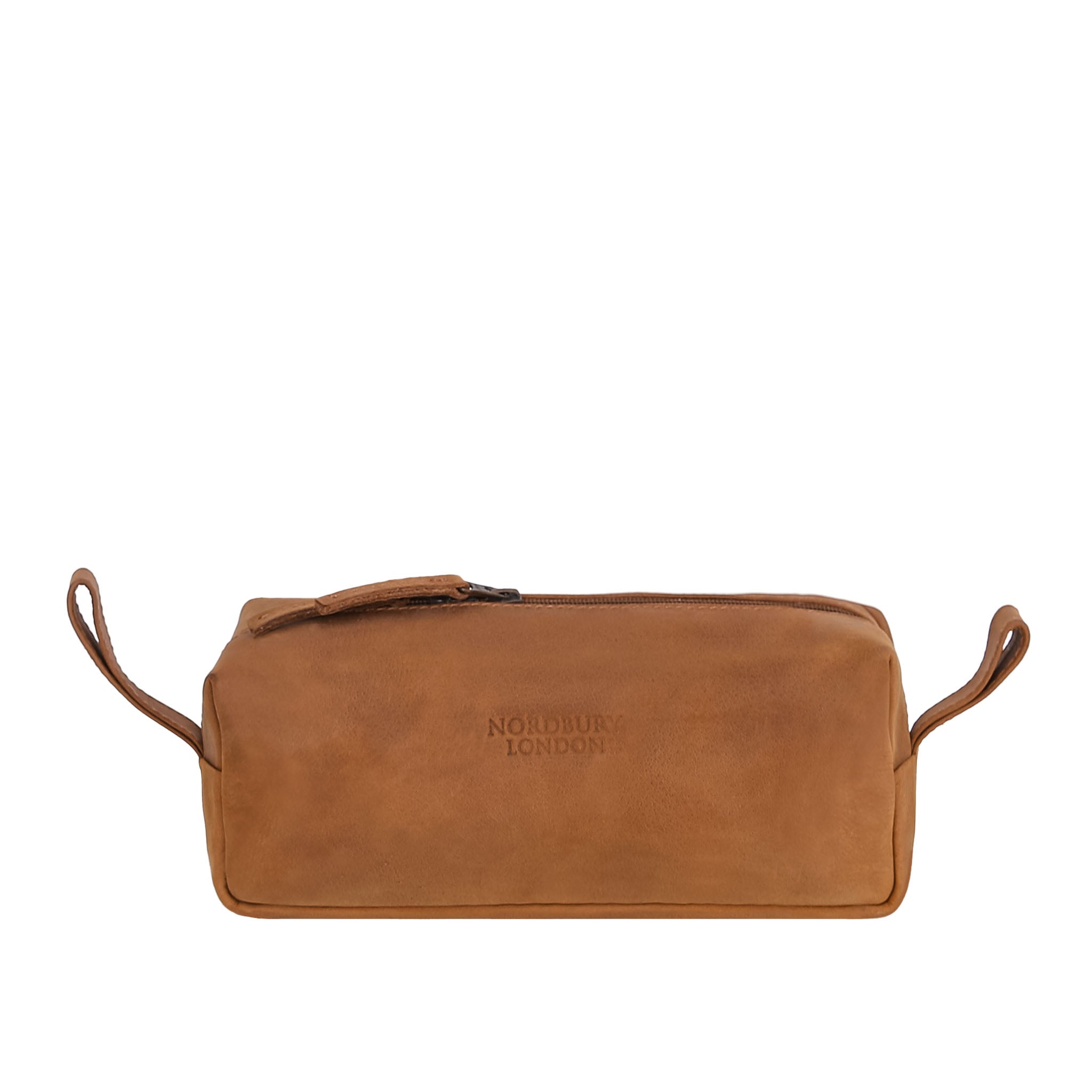 Leather Wash Bag 1904 - Light Brown