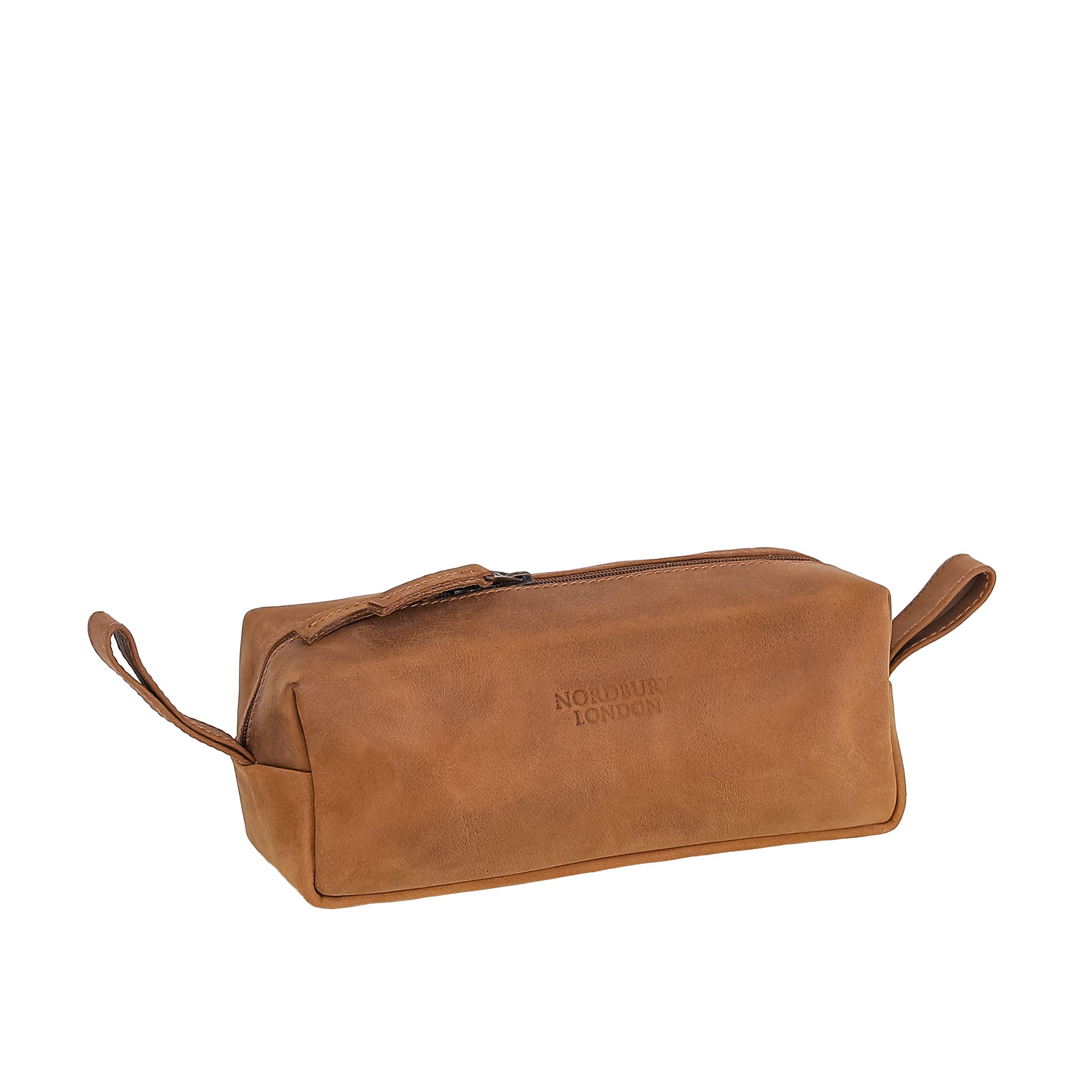 Leather Wash Bag 1904 - Light Brown