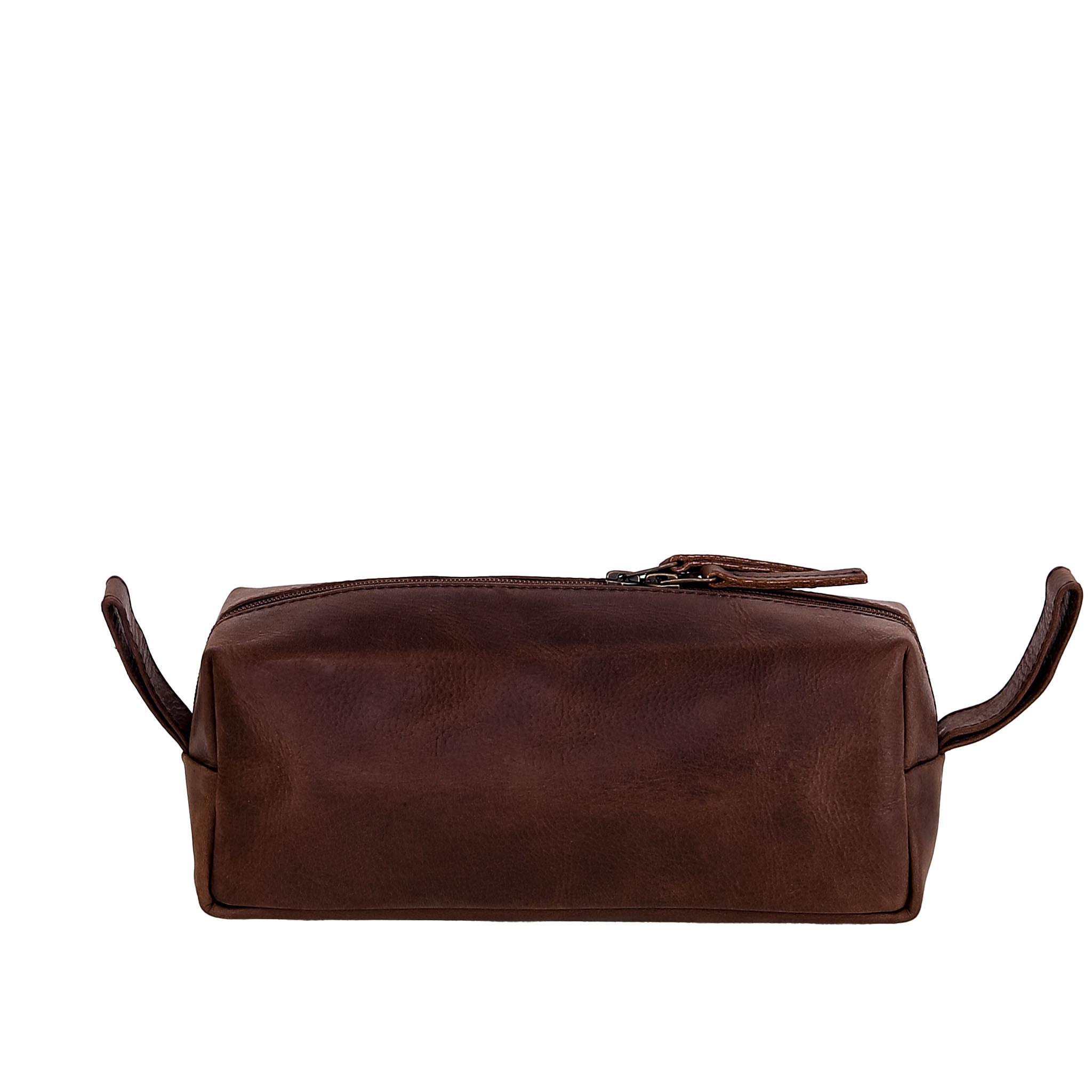 Leather Wash Bag 1904 - Dark Brown