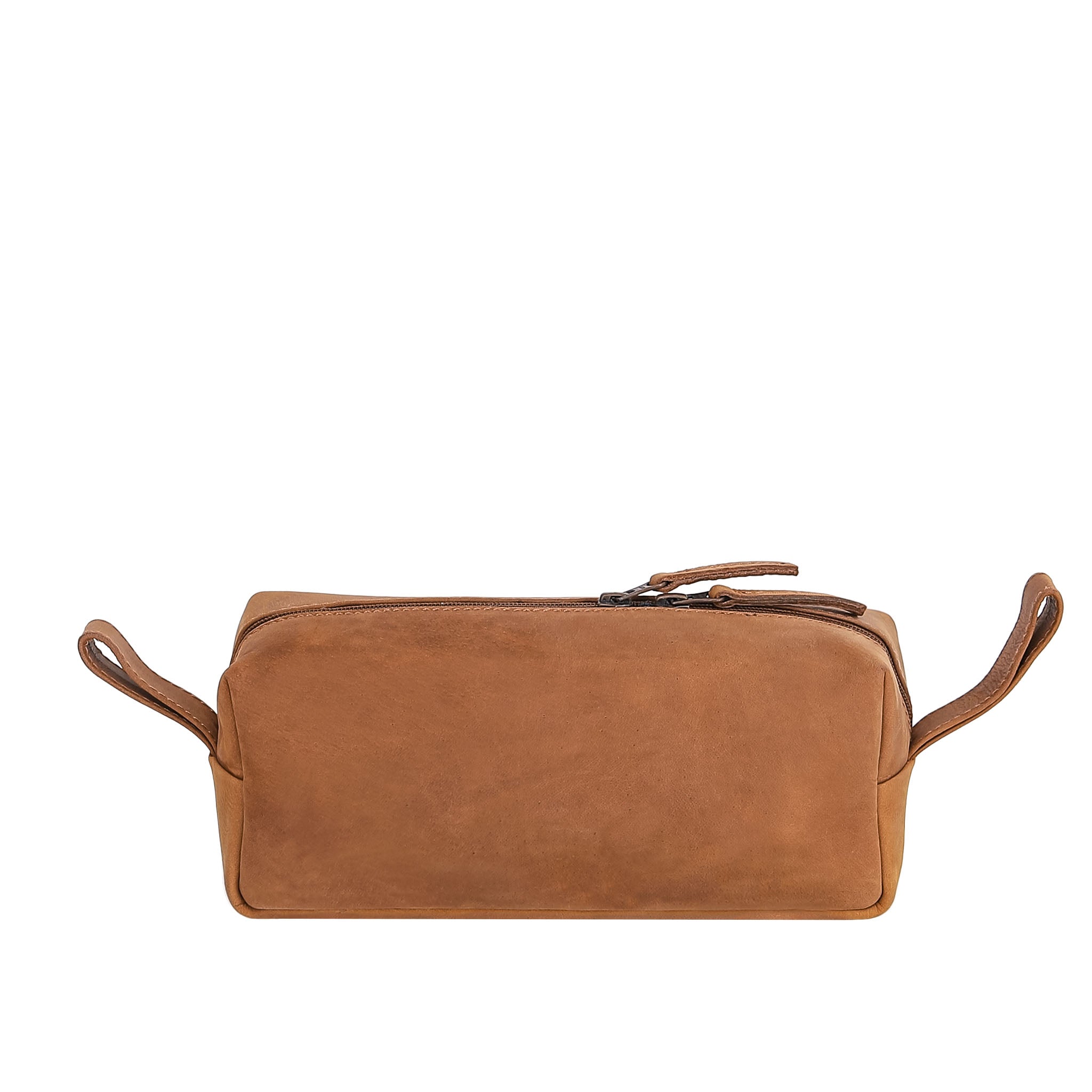 Leather Wash Bag 1904 - Light Brown