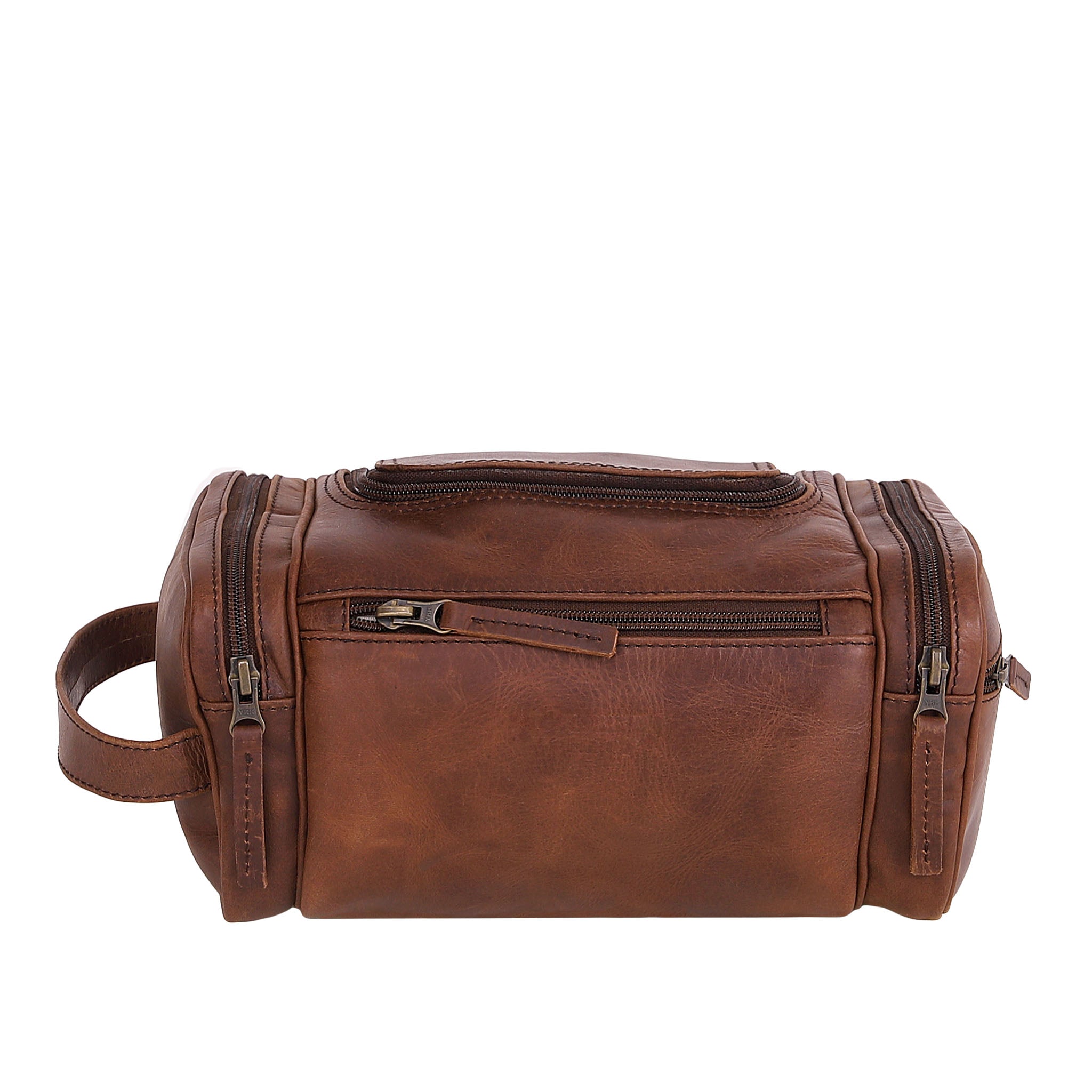 Leather Wash Bag 2010 - Medium Brown