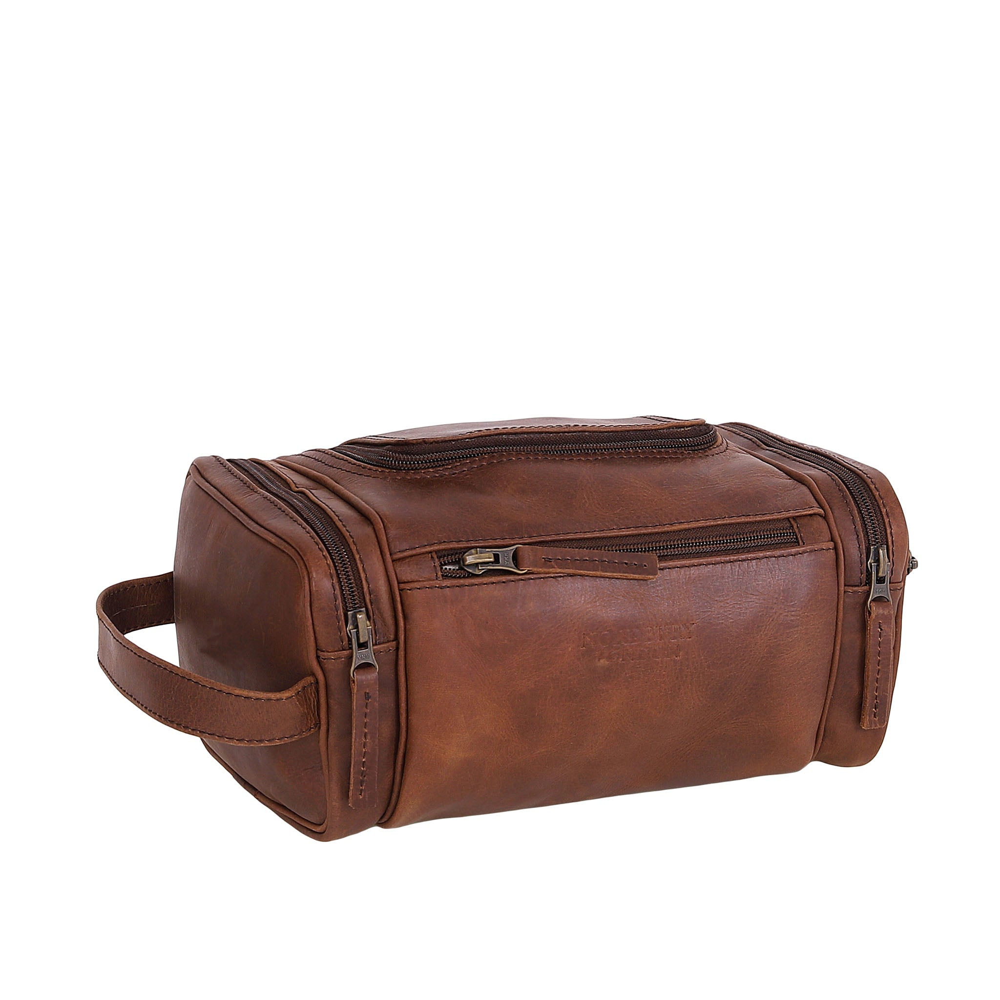 Leather Wash Bag 2010 - Medium Brown