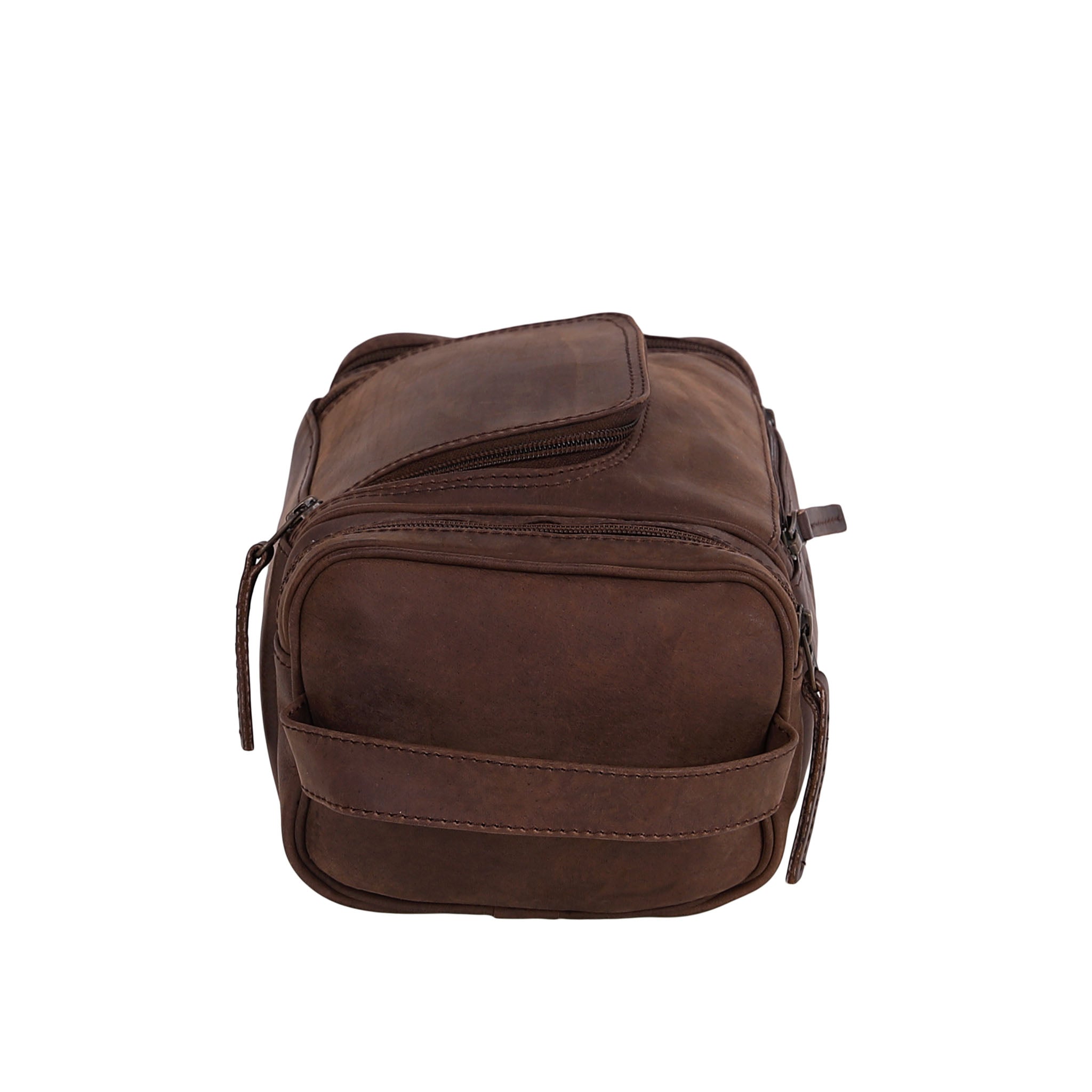 Leather Wash Bag 2010 - Dark Brown