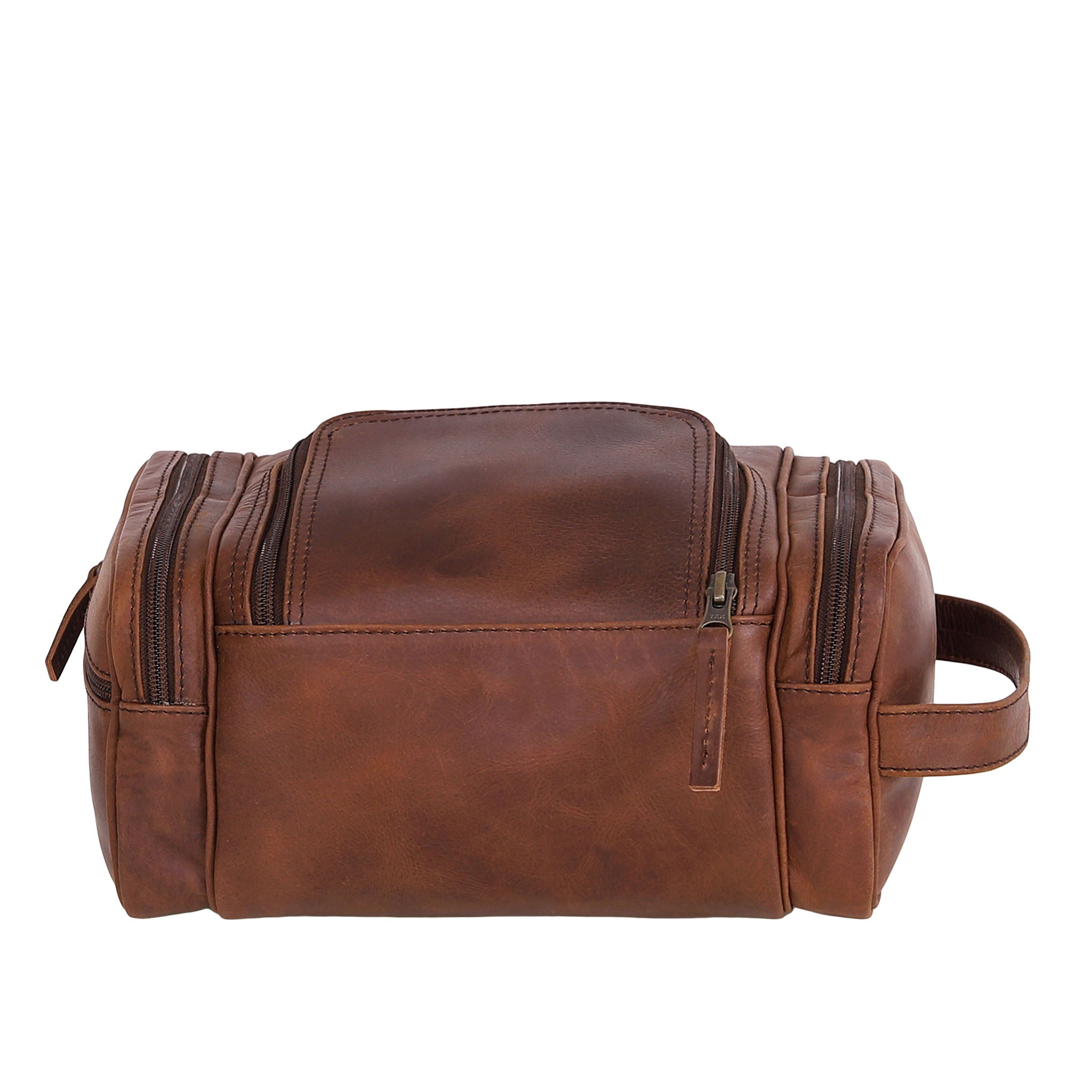 Leather Wash Bag 2010 - Medium Brown