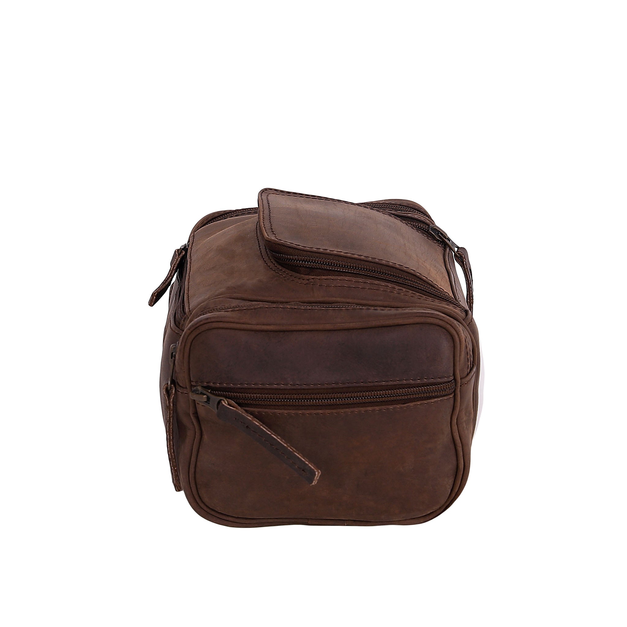 Leather Wash Bag 2010 - Dark Brown