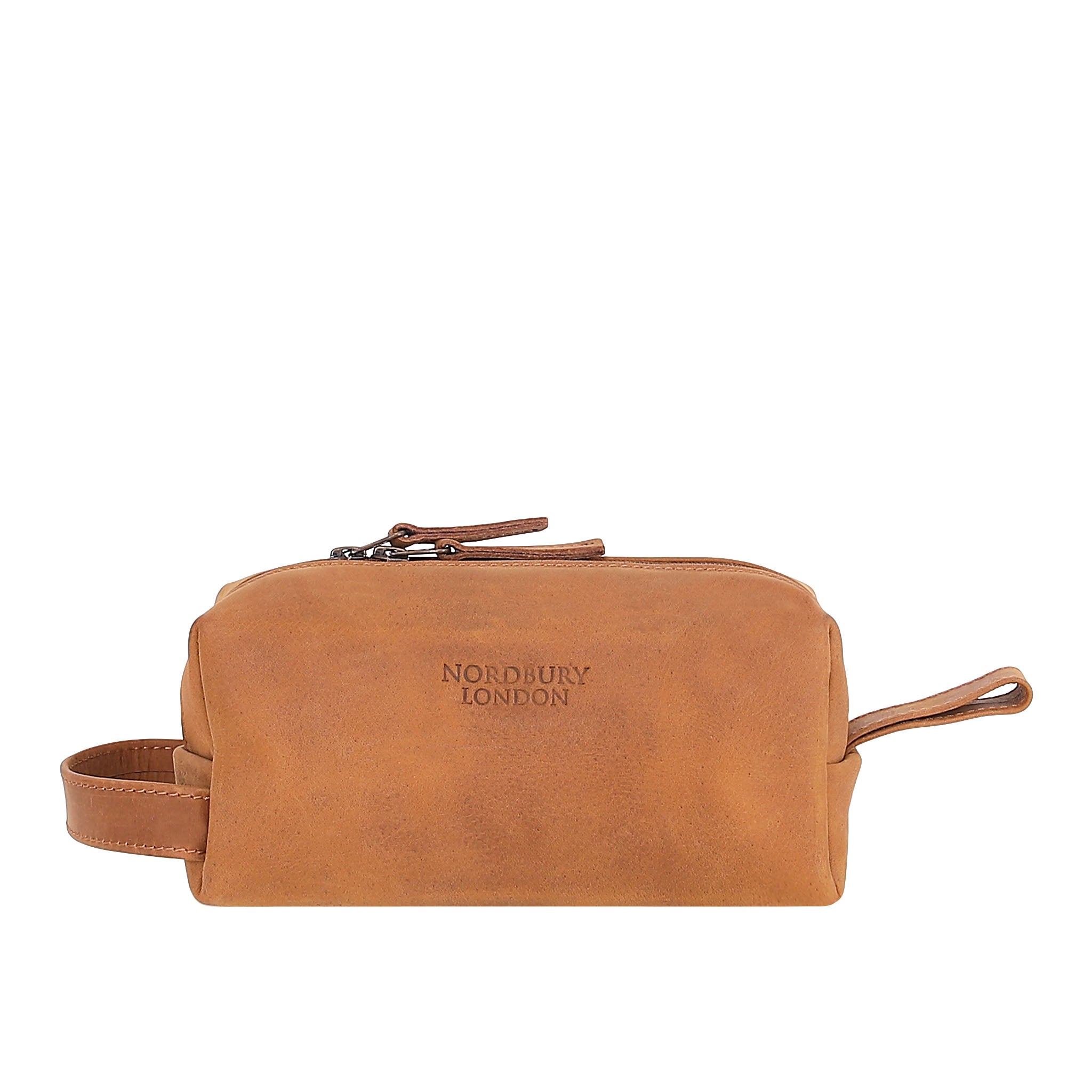 Leather Wash Bag 2013 - Light Brown