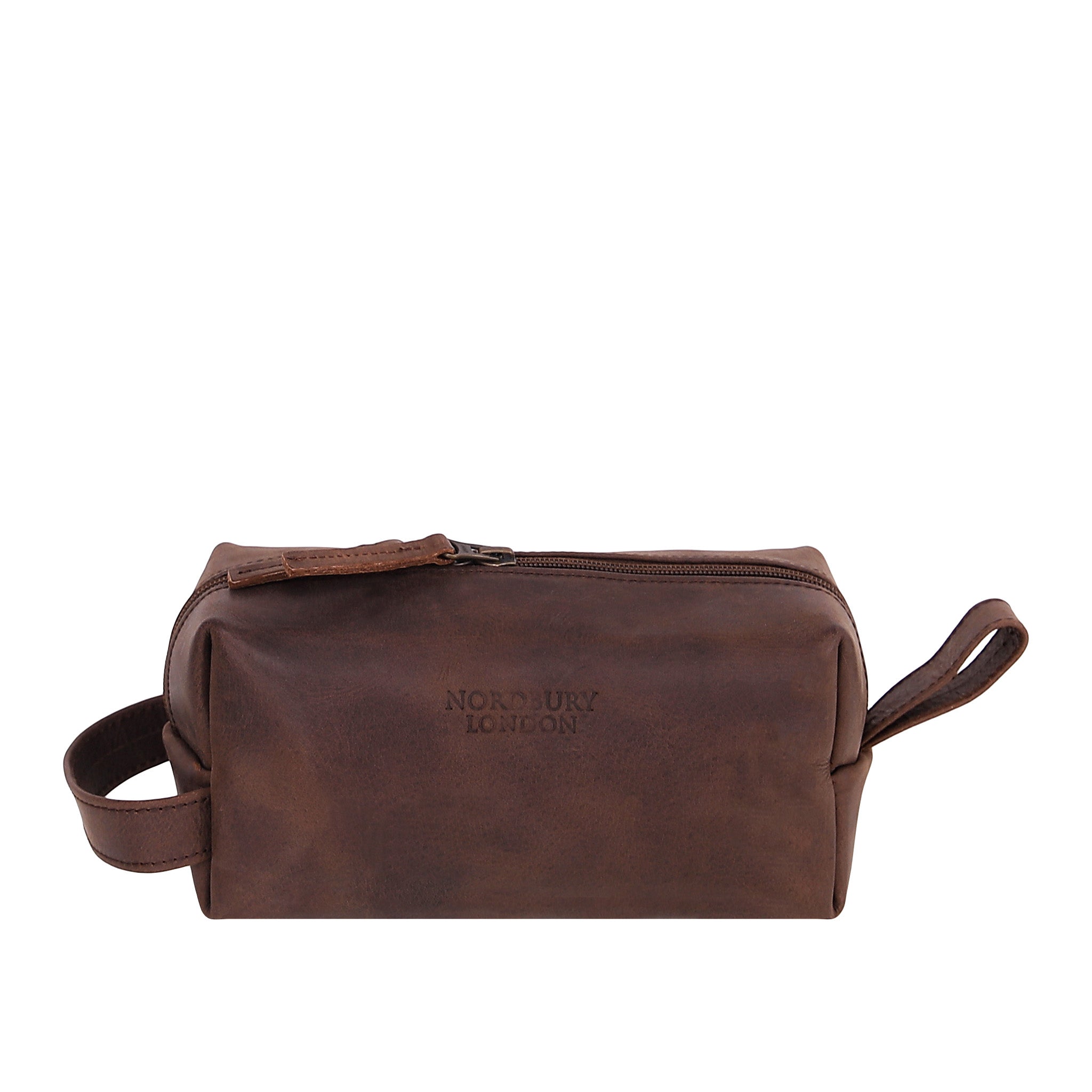 Leather Wash Bag 2013 - Dark Brown