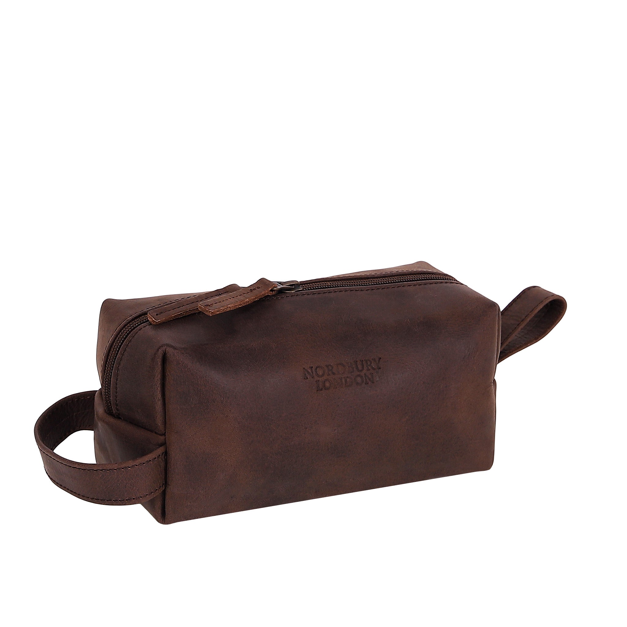 Leather Wash Bag 2013 - Dark Brown