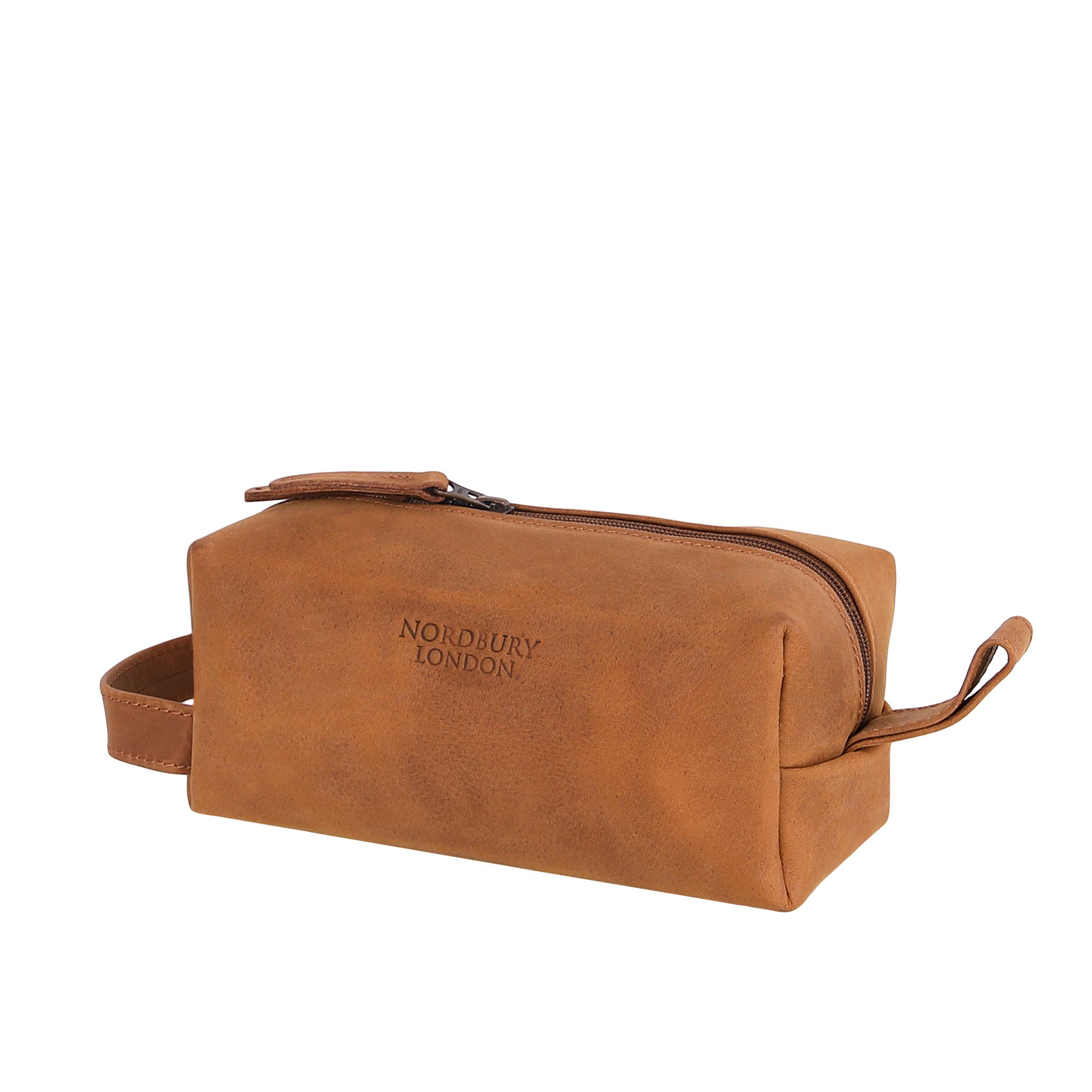 Leather Wash Bag 2013 - Light Brown