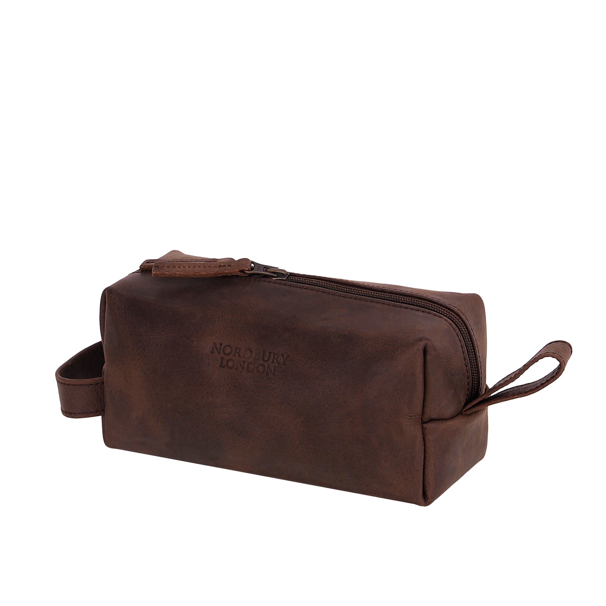 Leather Wash Bag 2013 - Dark Brown