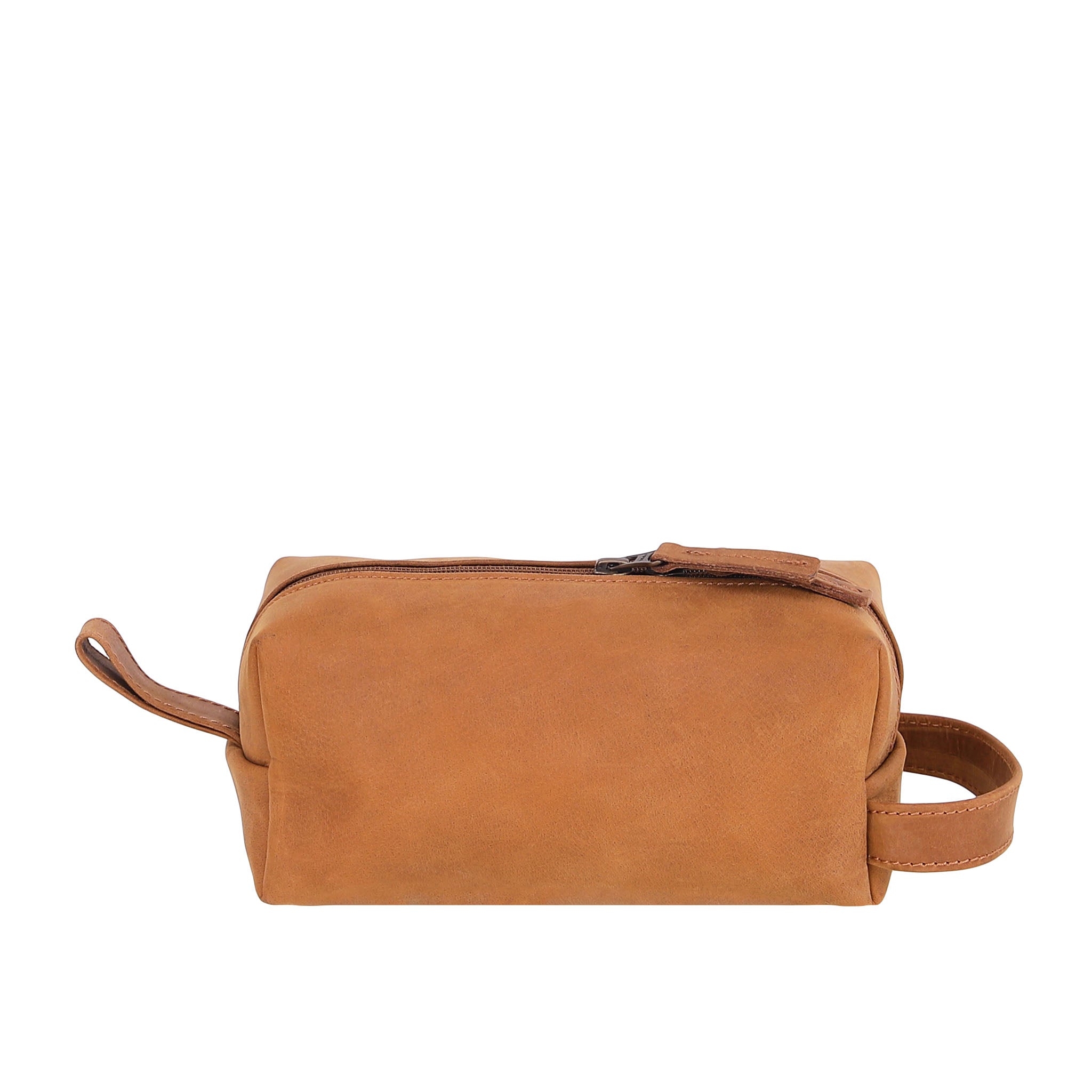 Leather Wash Bag 2013 - Light Brown