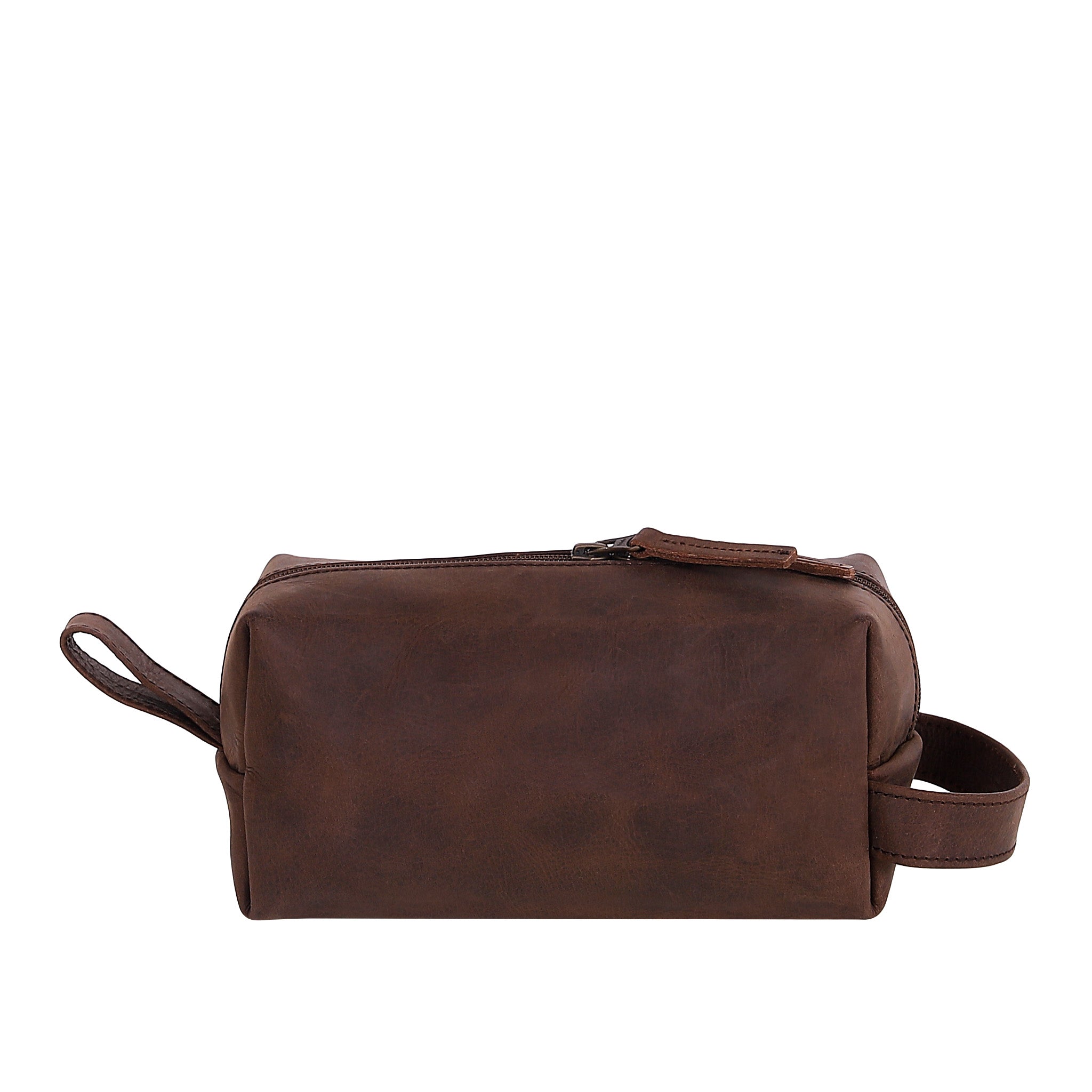 Leather Wash Bag 2013 - Dark Brown