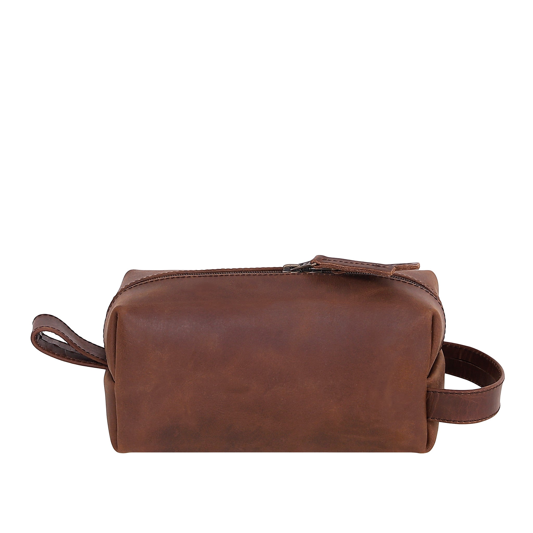 Leather Wash Bag 2013 - Medium Brown