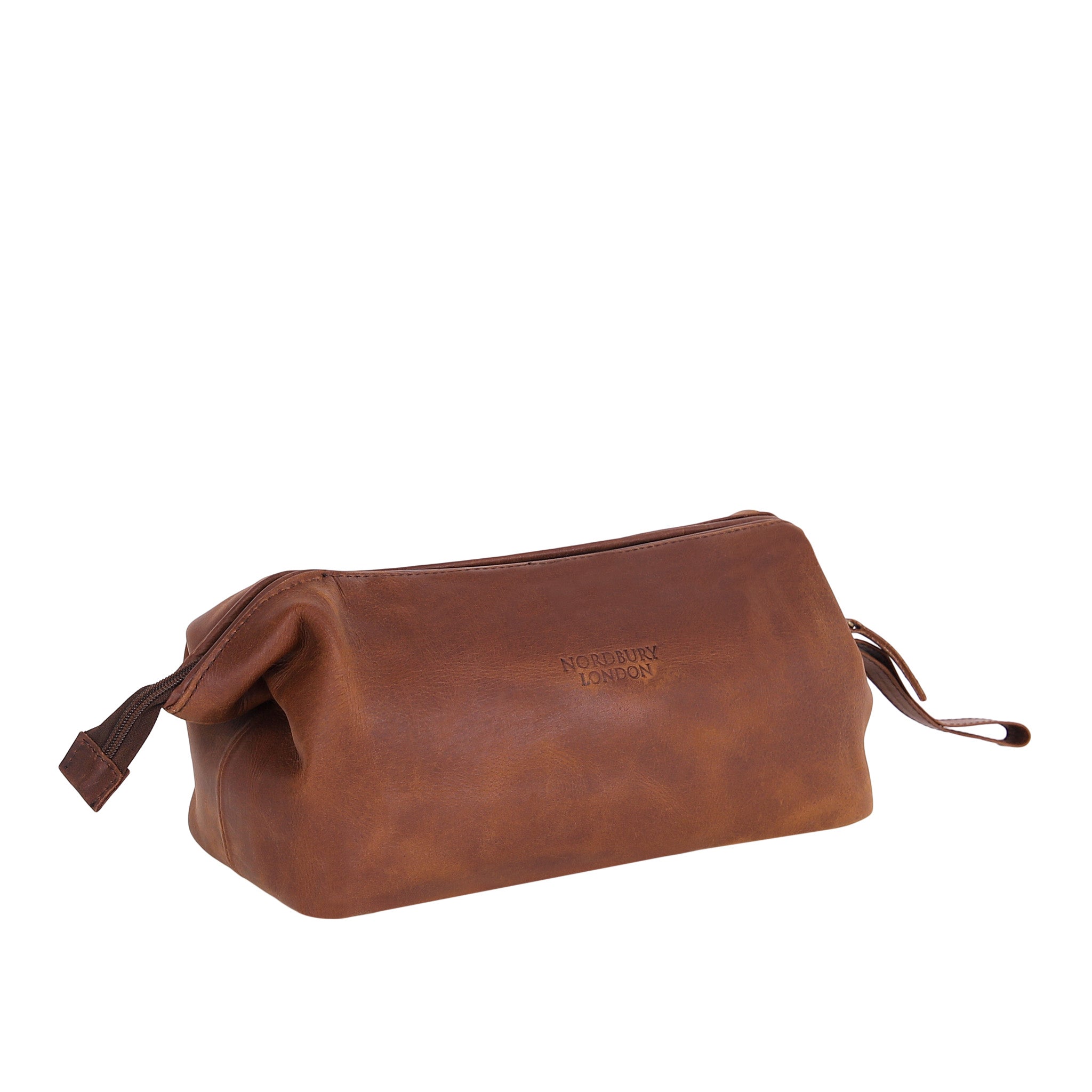 Leather Wash Bag 2014 - Medium Brown