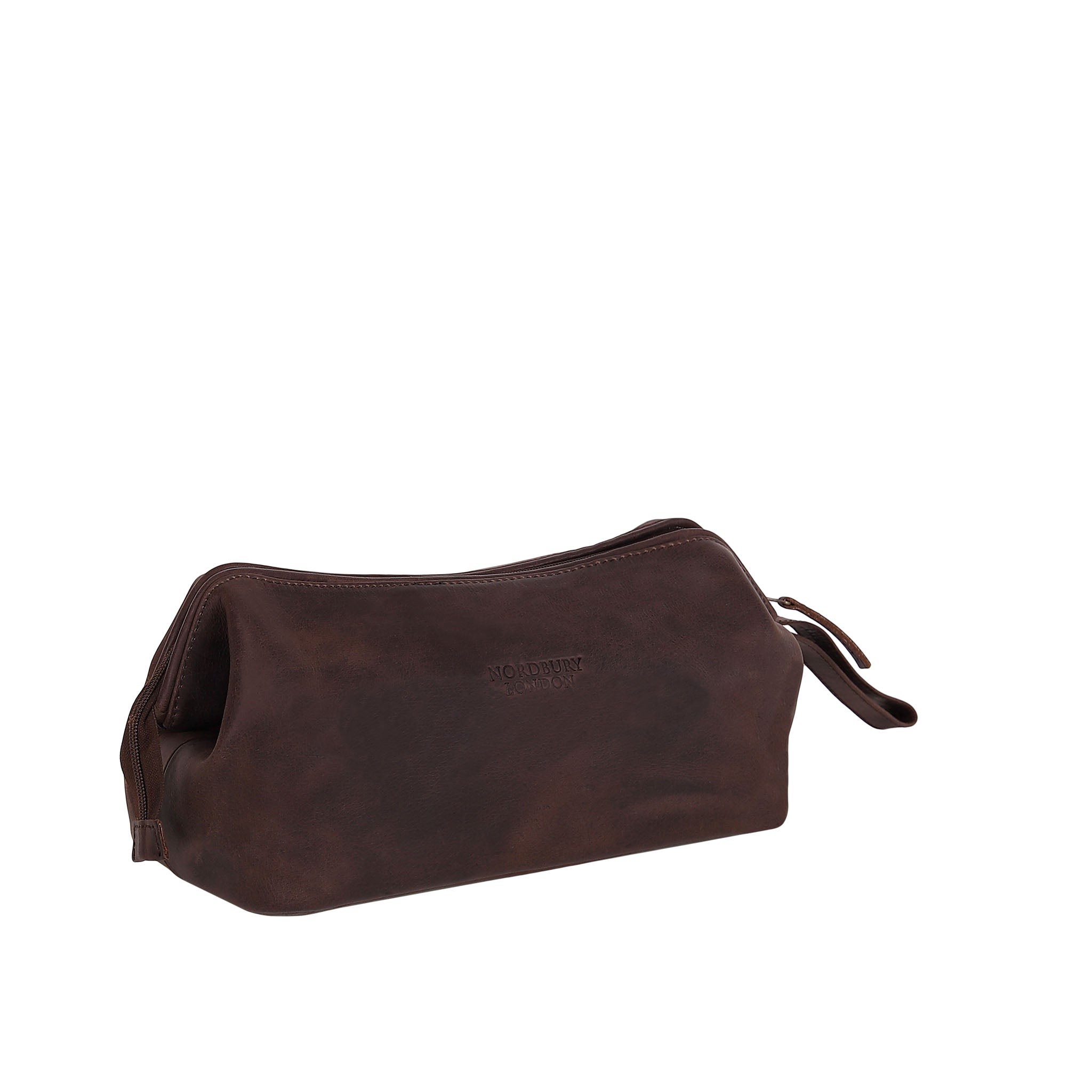 Leather Wash Bag 2014 - Dark Brown