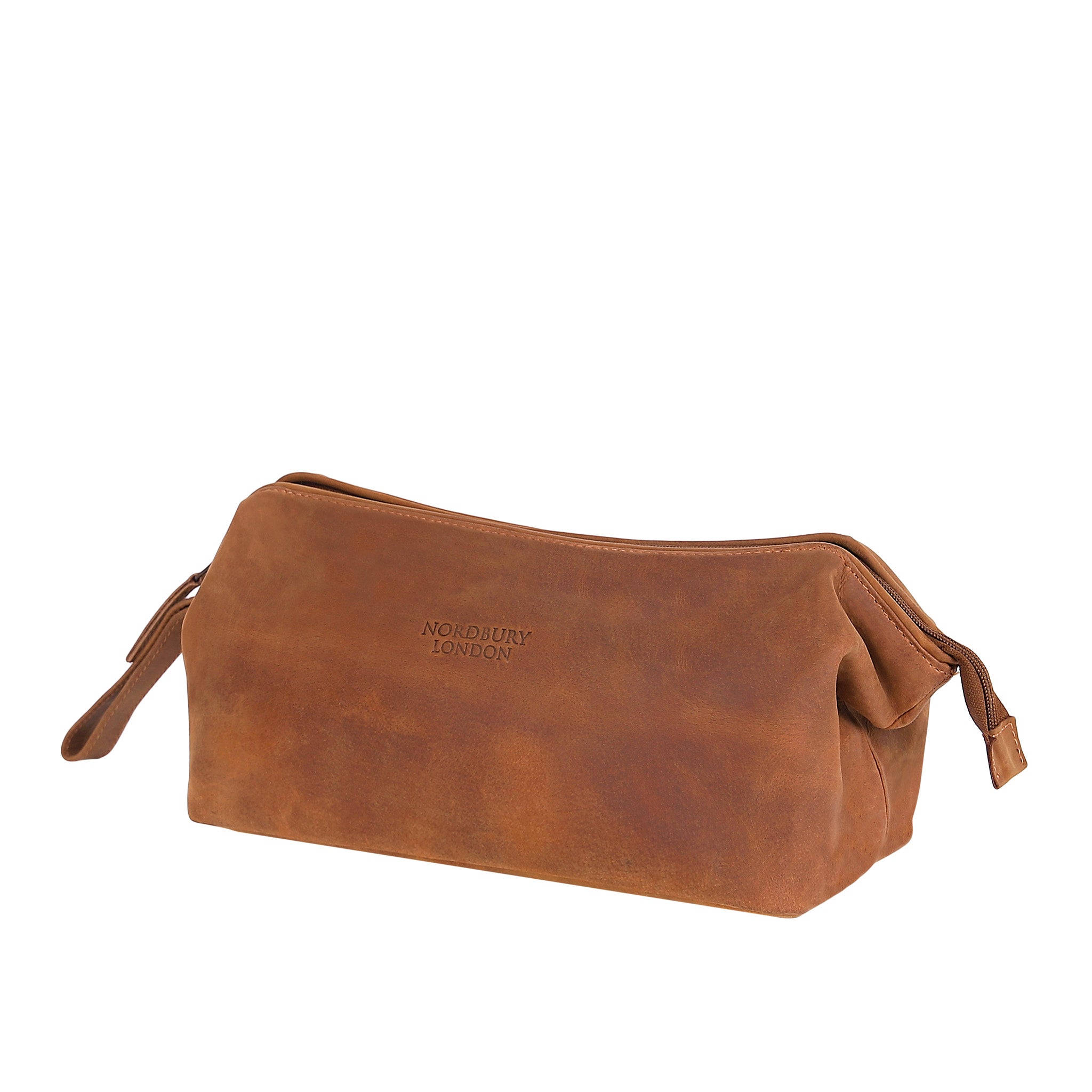 Leather Wash Bag 2014 - Light Brown