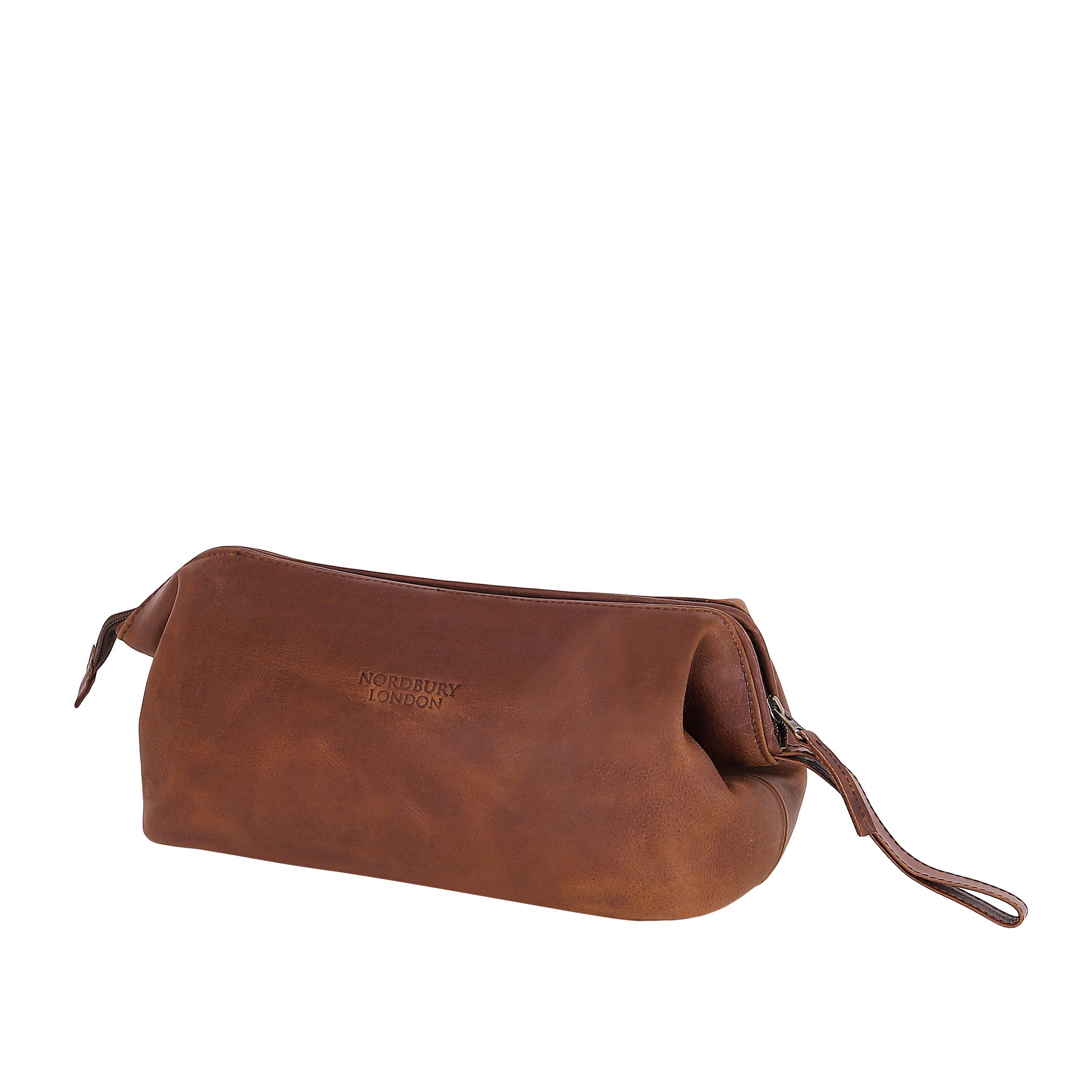 Leather Wash Bag 2014 - Medium Brown