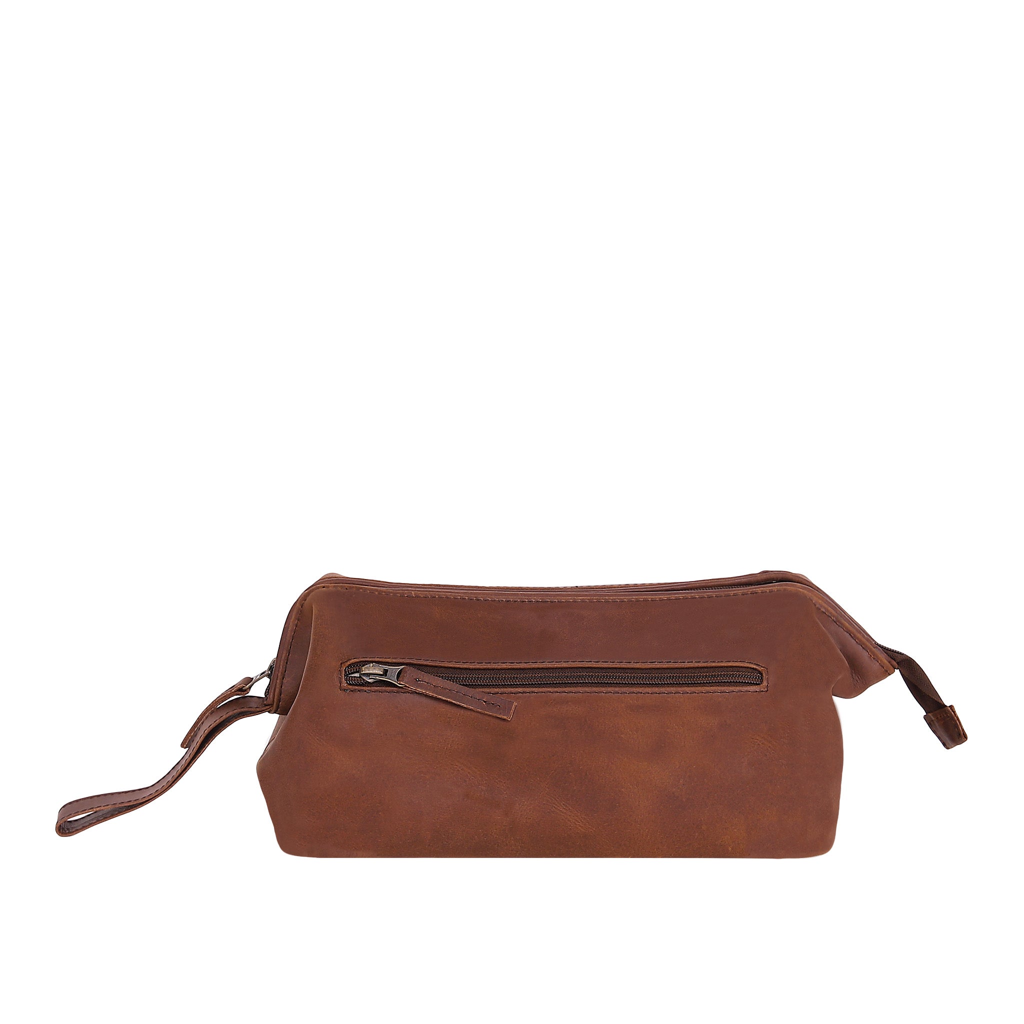 Leather Wash Bag 2014 - Medium Brown