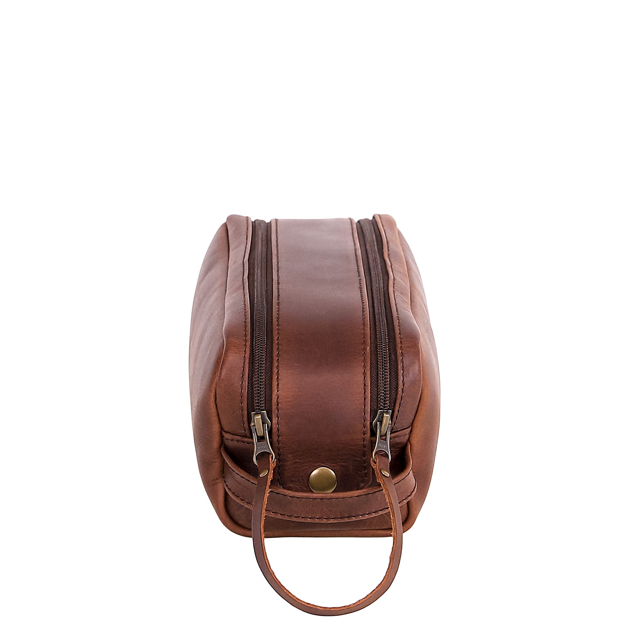 Leather Wash Bag 2015 - Medium Brown