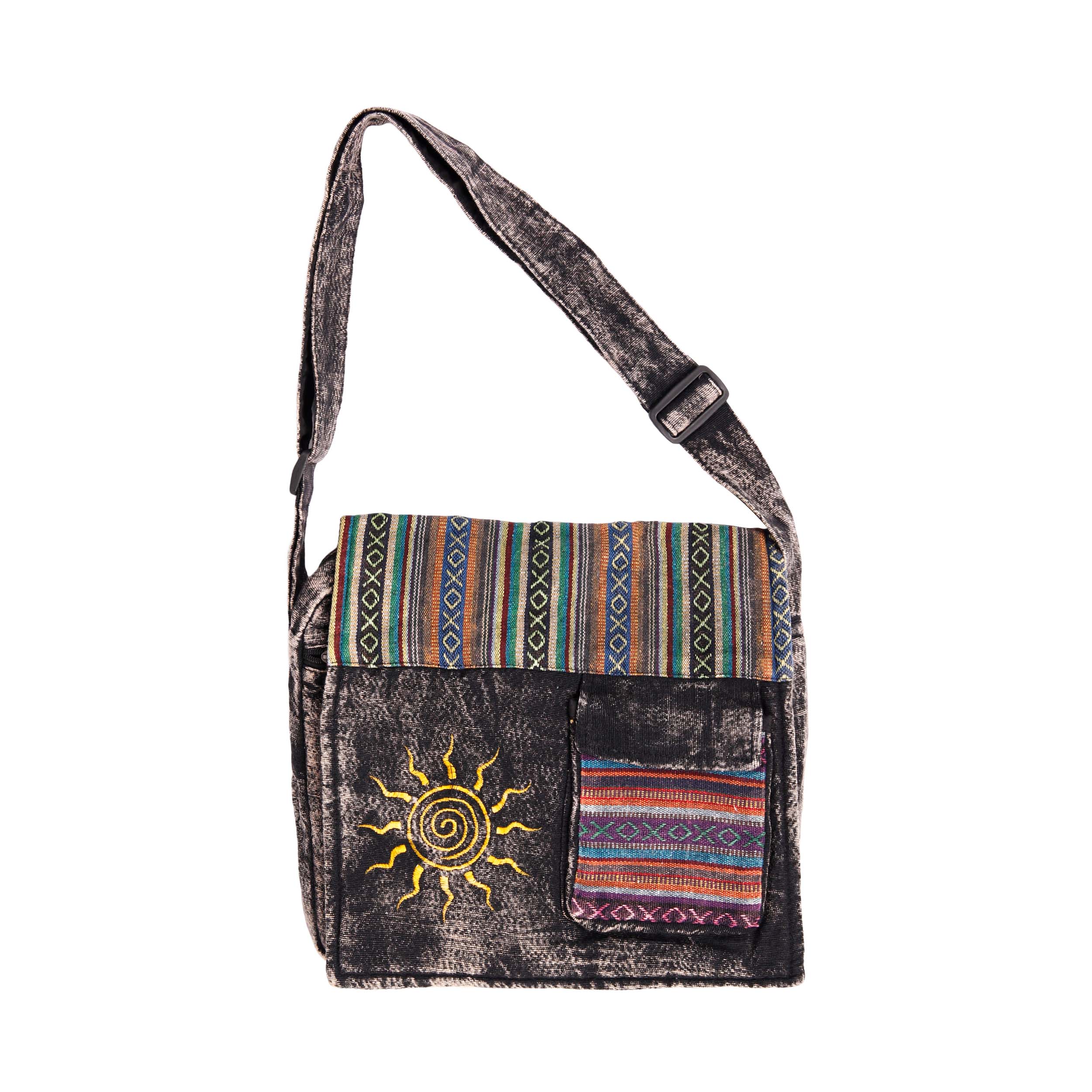 Sun Shoulder Crossbody Bag - Charcoal