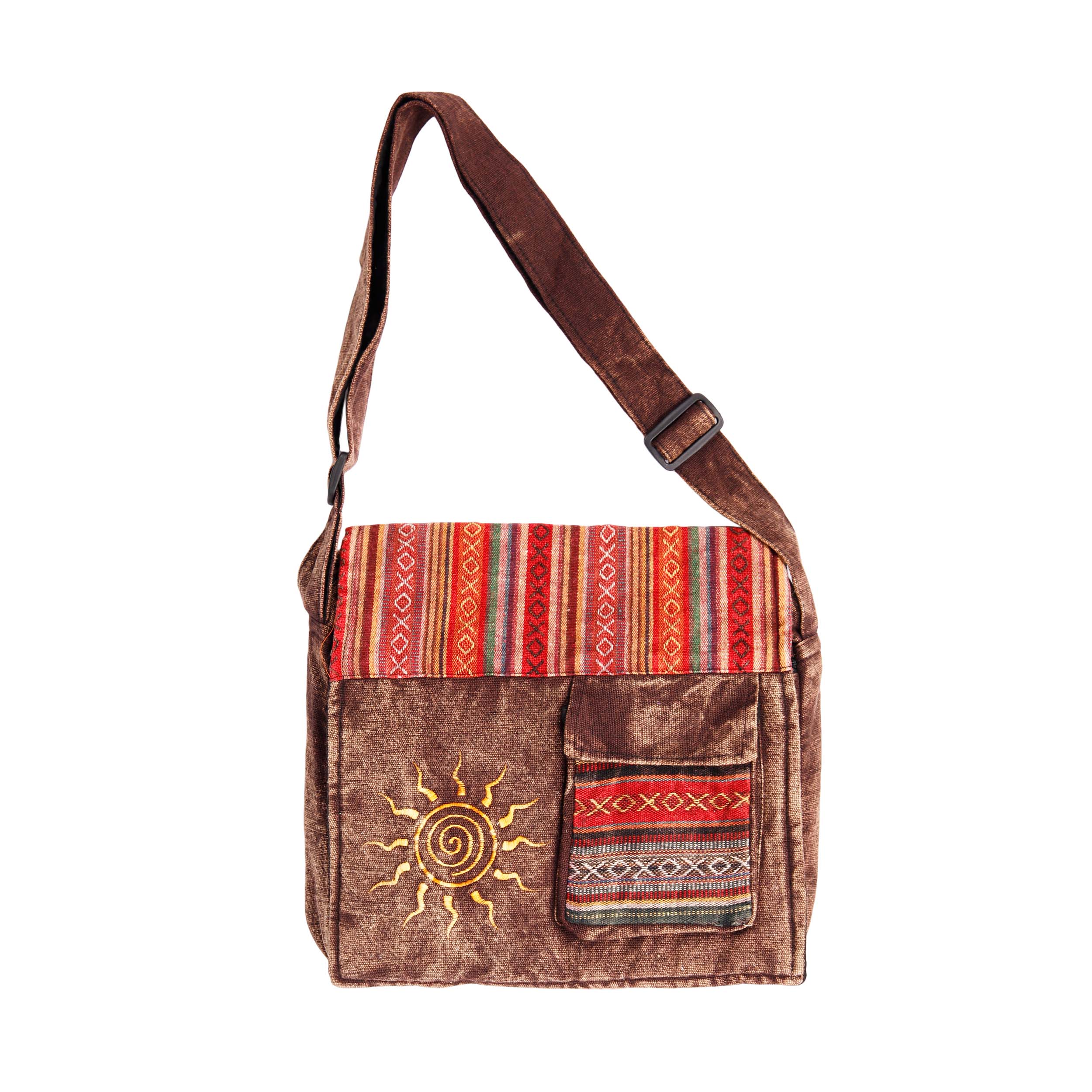 Sun Shoulder Crossbody Bag - Coffee