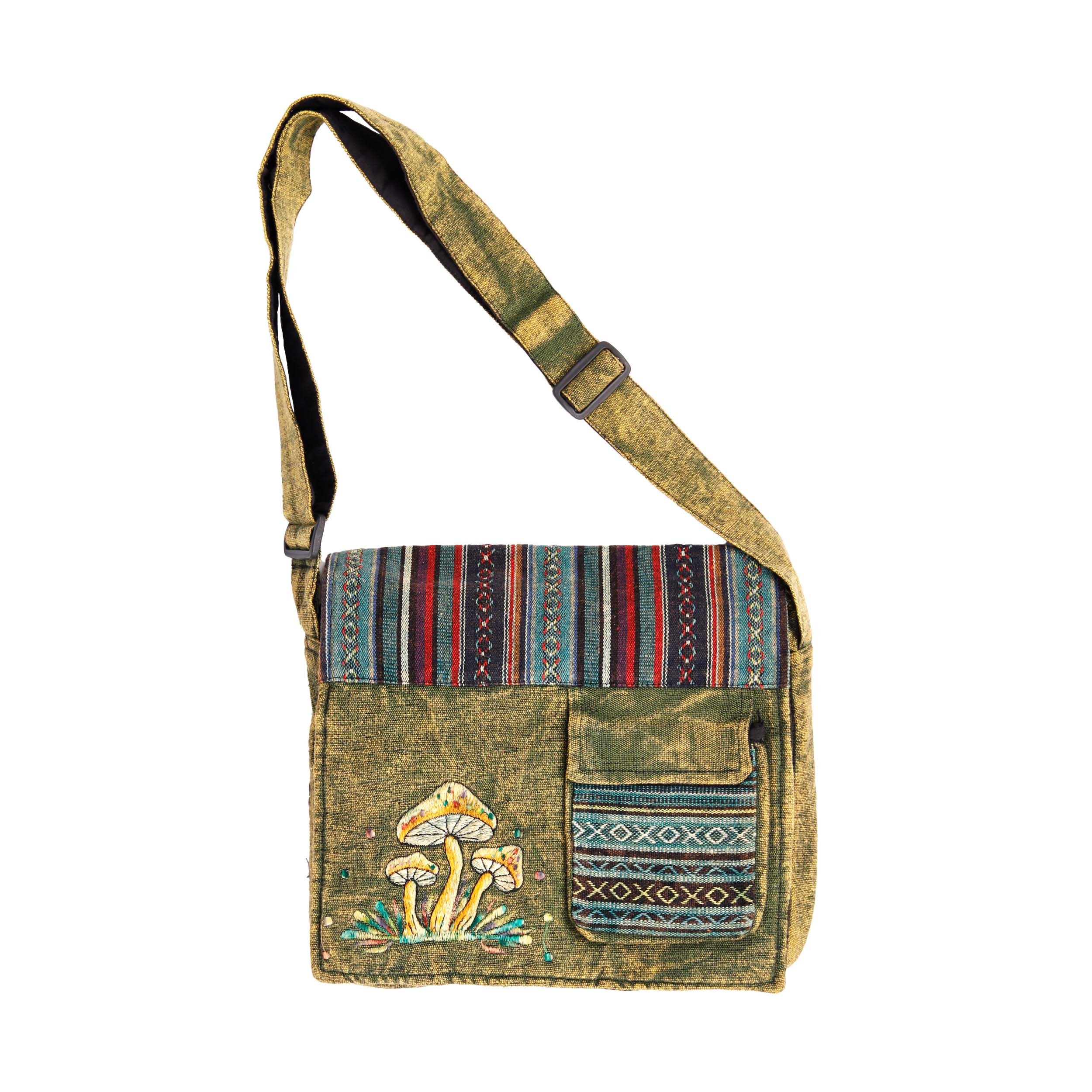 Mushroom Shoulder Crossbody Bag - Khaki