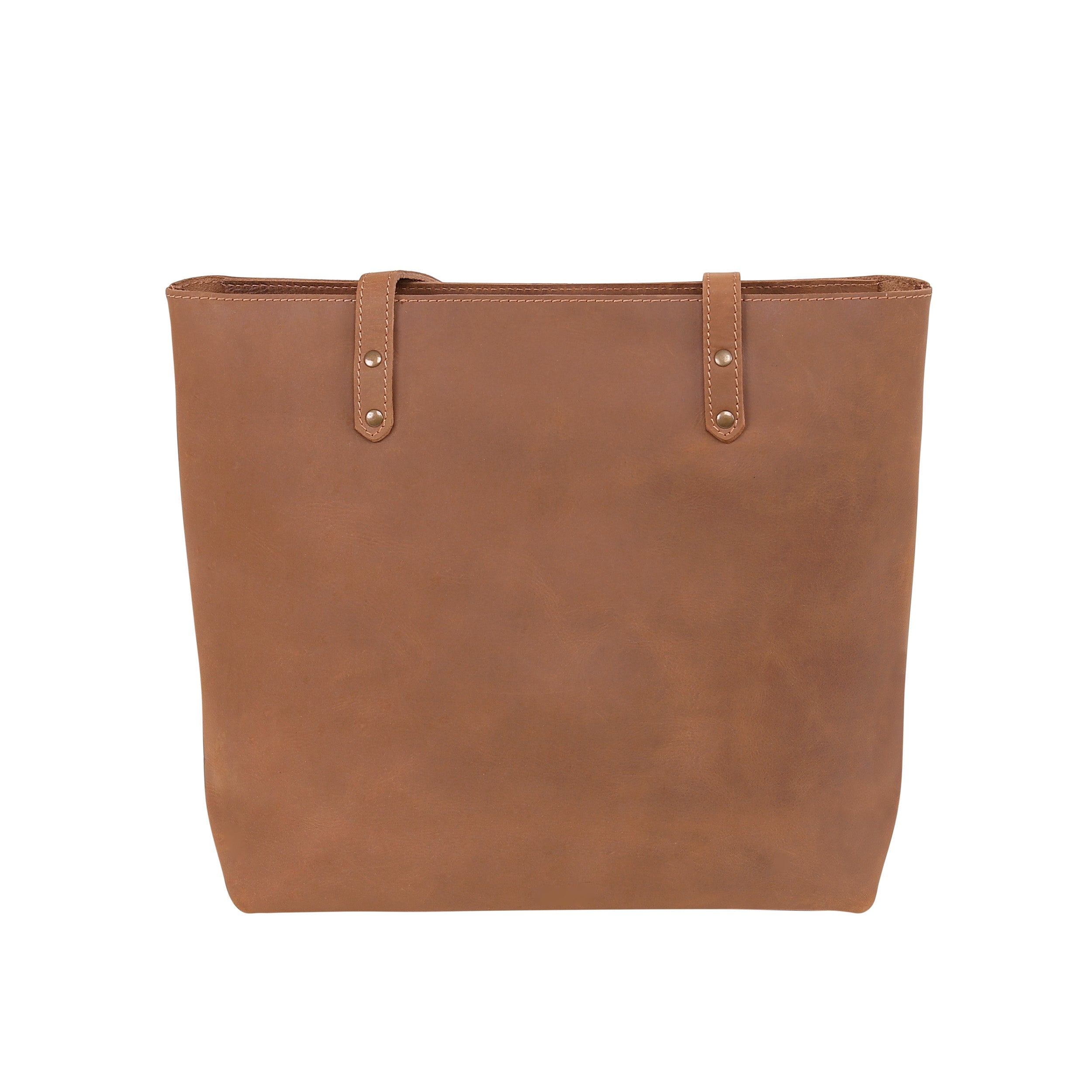 Light leather tote best sale