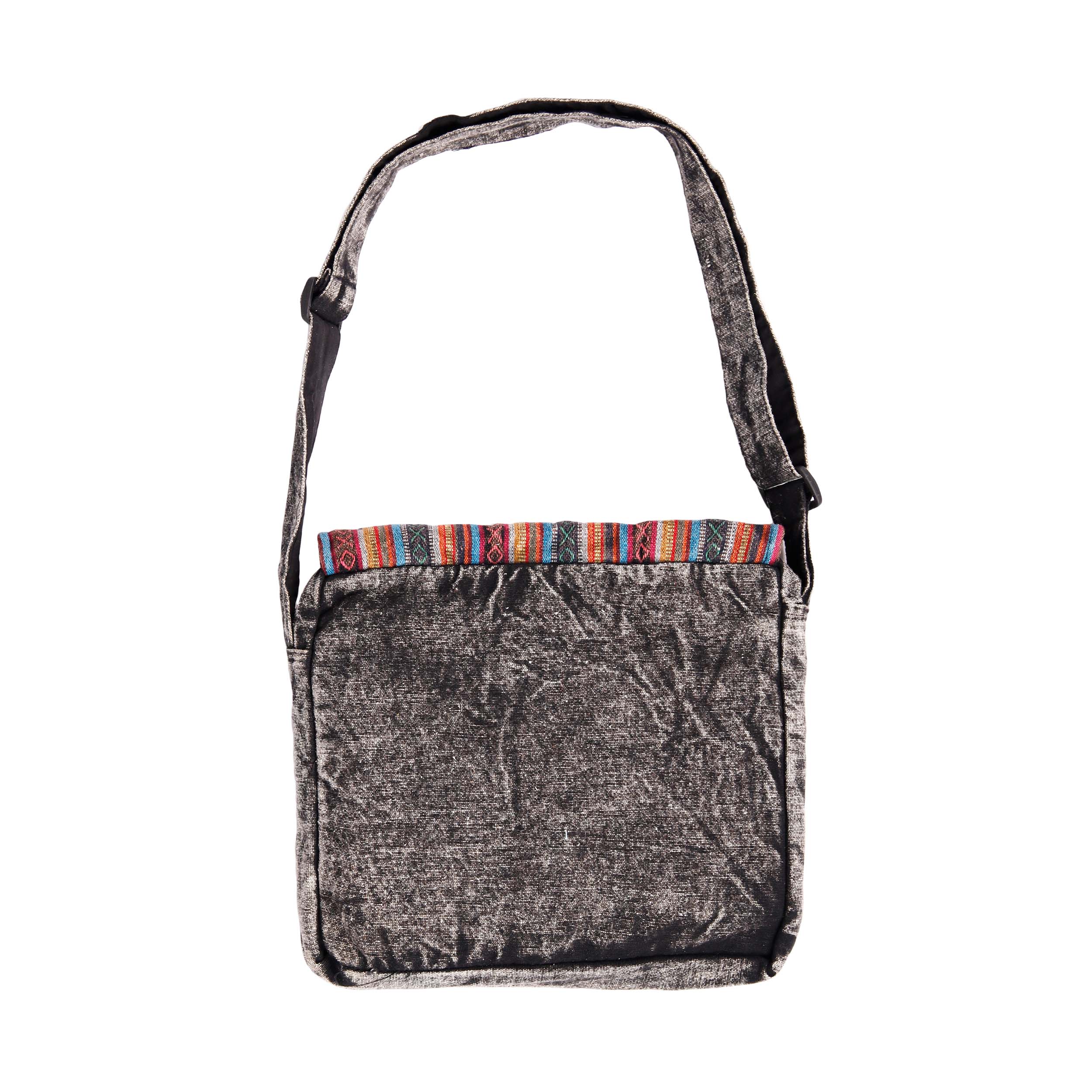 Tree Shoulder Crossbody Bag - Charcoal